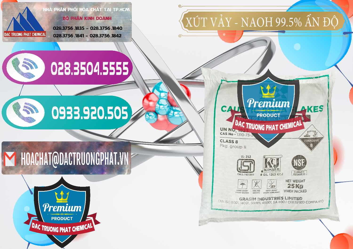 Công ty chuyên bán & cung cấp Xút Vảy - NaOH Vảy 99.5% Aditya Birla Grasim Ấn Độ India - 0170 - Công ty cung cấp và phân phối hóa chất tại TP.HCM - hoachatxulynuoc.com