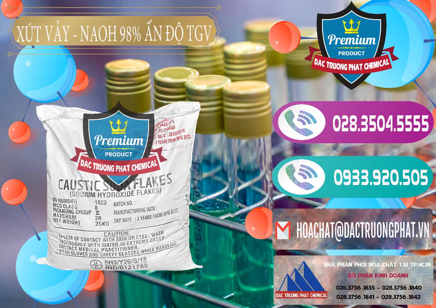 Cty bán | cung cấp hóa chất Hydroxide Sodium Dạng Rắn Khô _ Caustic Soda Flakes 98% TGV Ấn Độ India Công ty bán - phân phối Xút Vảy - NaOH Vảy 98% TGV Ấn Độ India - 0169 - Đơn vị bán và cung cấp hóa chất tại TP.HCM - hoachatxulynuoc.com