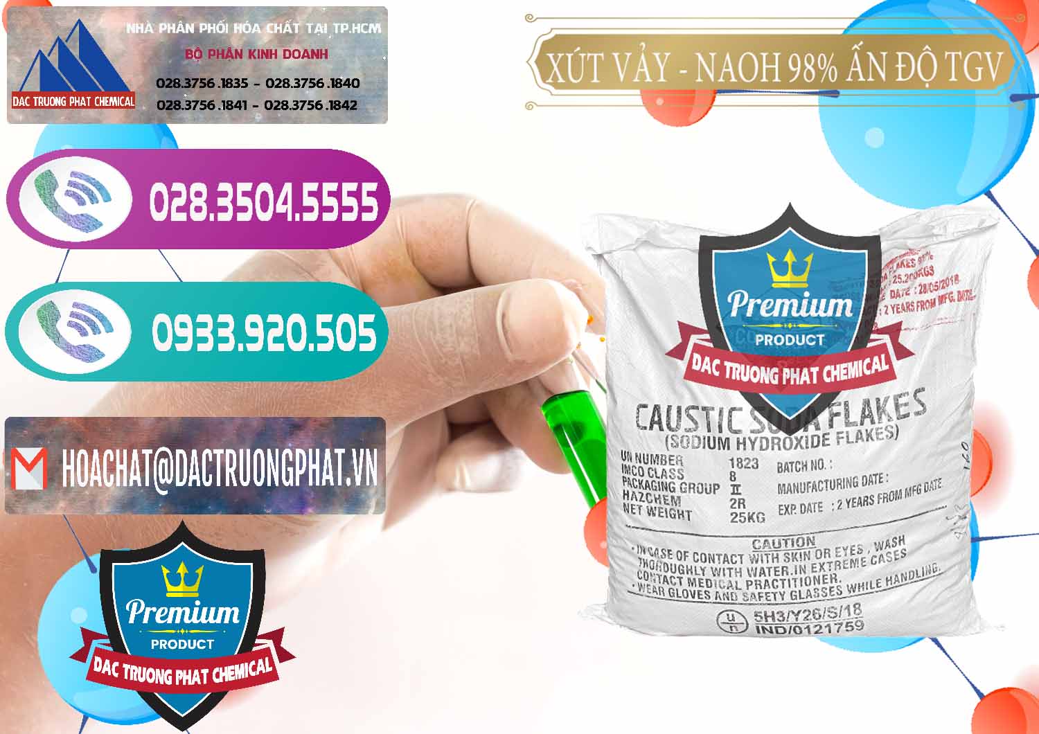 Nơi cung cấp & bán hóa chất Caustic Soda Vảy › Sodium Hydroxide Vảy Khô 98% TGV Ấn Độ India Nhà nhập khẩu - bán Xút Vảy - NaOH Vảy 98% TGV Ấn Độ India - 0169 - Cty chuyên phân phối _ nhập khẩu hóa chất tại TP.HCM - hoachatxulynuoc.com