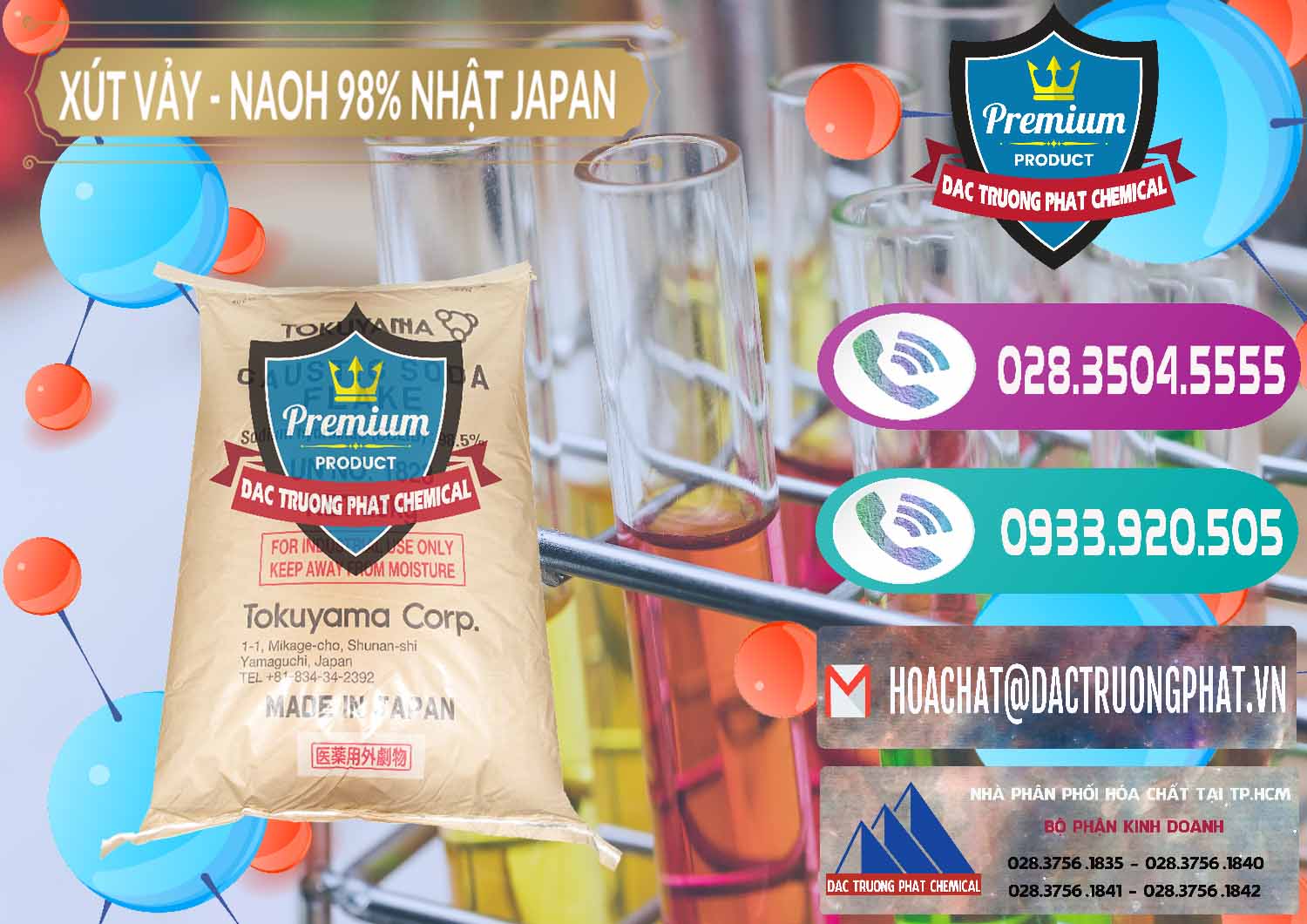 Chuyên cung ứng ( bán ) Xút Vảy - NaOH Vảy 98% Tokuyama Nhật Bản Japan - 0173 - Nhập khẩu ( cung cấp ) hóa chất tại TP.HCM - hoachatxulynuoc.com