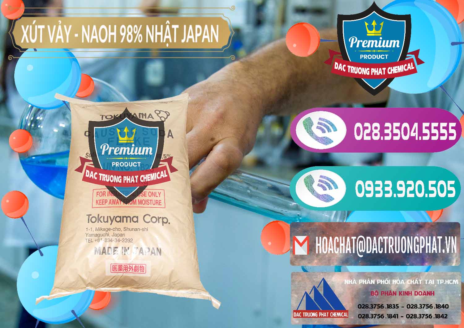Đơn vị bán _ cung cấp Xút Vảy - NaOH Vảy 98% Tokuyama Nhật Bản Japan - 0173 - Cty chuyên nhập khẩu _ phân phối hóa chất tại TP.HCM - hoachatxulynuoc.com