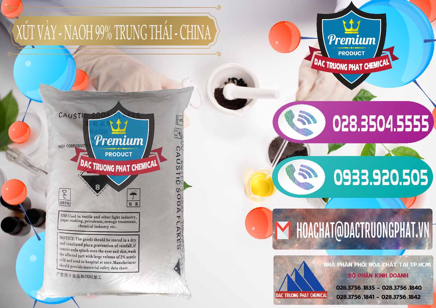 Cty bán và cung cấp Xút Vảy - NaOH Vảy 99% Trung Thái China Trung Quốc - 0176 - Công ty chuyên bán và cung cấp hóa chất tại TP.HCM - hoachatxulynuoc.com