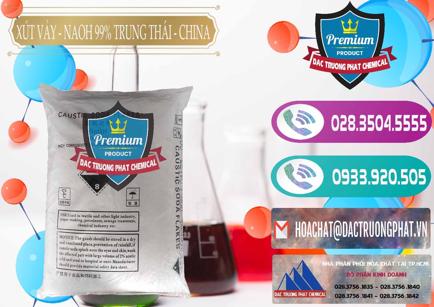 Nhà phân phối và bán Xút Vảy - NaOH Vảy 99% Trung Thái China Trung Quốc - 0176 - Cty chuyên bán _ cung cấp hóa chất tại TP.HCM - hoachatxulynuoc.com