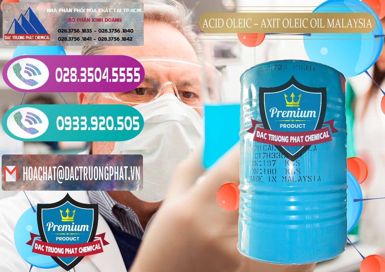 Công ty kinh doanh - bán Acid Oleic – Axit Oleic Oil Malaysia - 0013 - Cty phân phối _ nhập khẩu hóa chất tại TP.HCM - hoachatxulynuoc.com