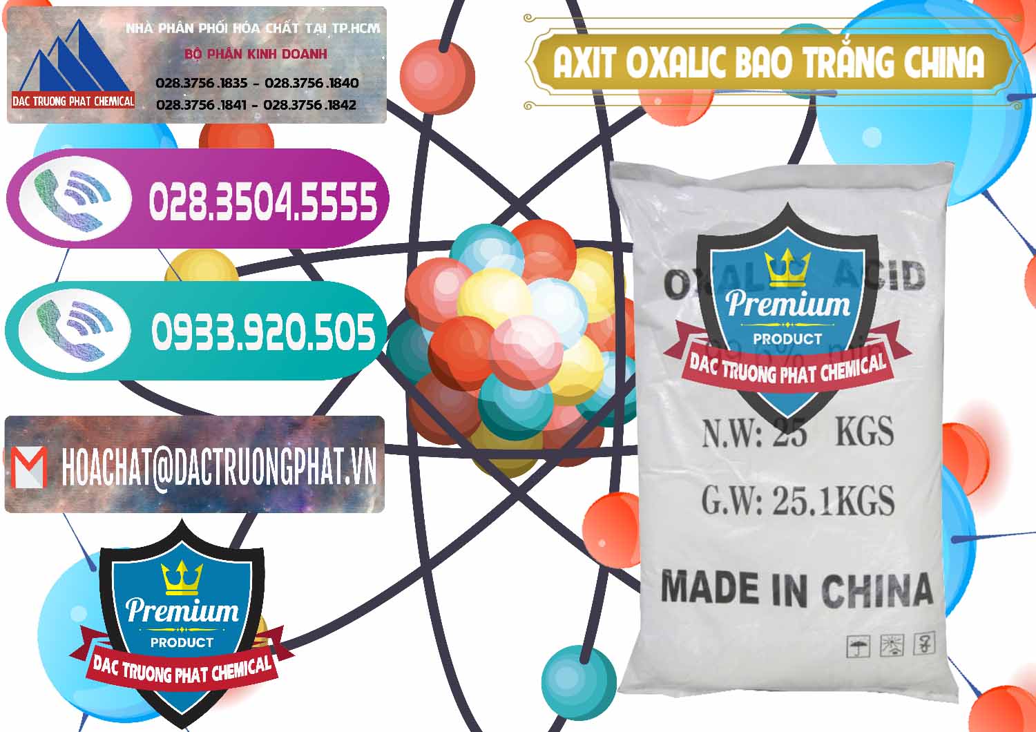 Đơn vị chuyên phân phối _ bán Acid Oxalic – Axit Oxalic 99.6% Bao Trắng Trung Quốc China - 0270 - Công ty chuyên cung cấp ( kinh doanh ) hóa chất tại TP.HCM - hoachatxulynuoc.com