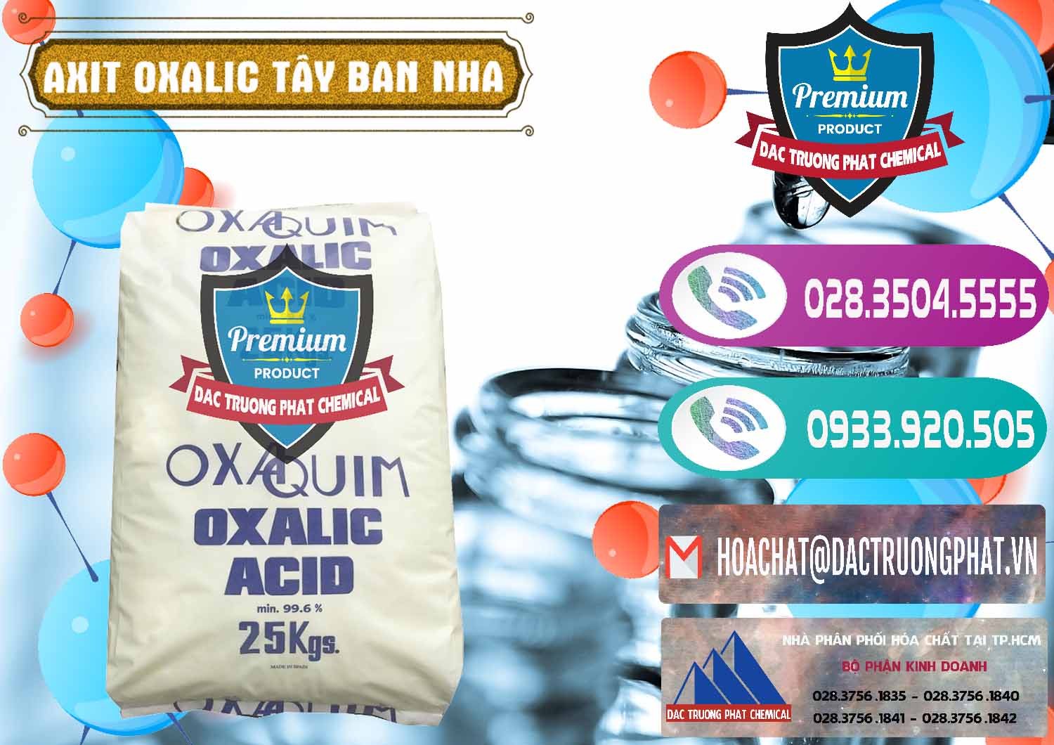 Đơn vị kinh doanh & bán Acid Oxalic – Axit Oxalic 99.6% Tây Ban Nha Spain - 0269 - Công ty chuyên cung cấp _ kinh doanh hóa chất tại TP.HCM - hoachatxulynuoc.com