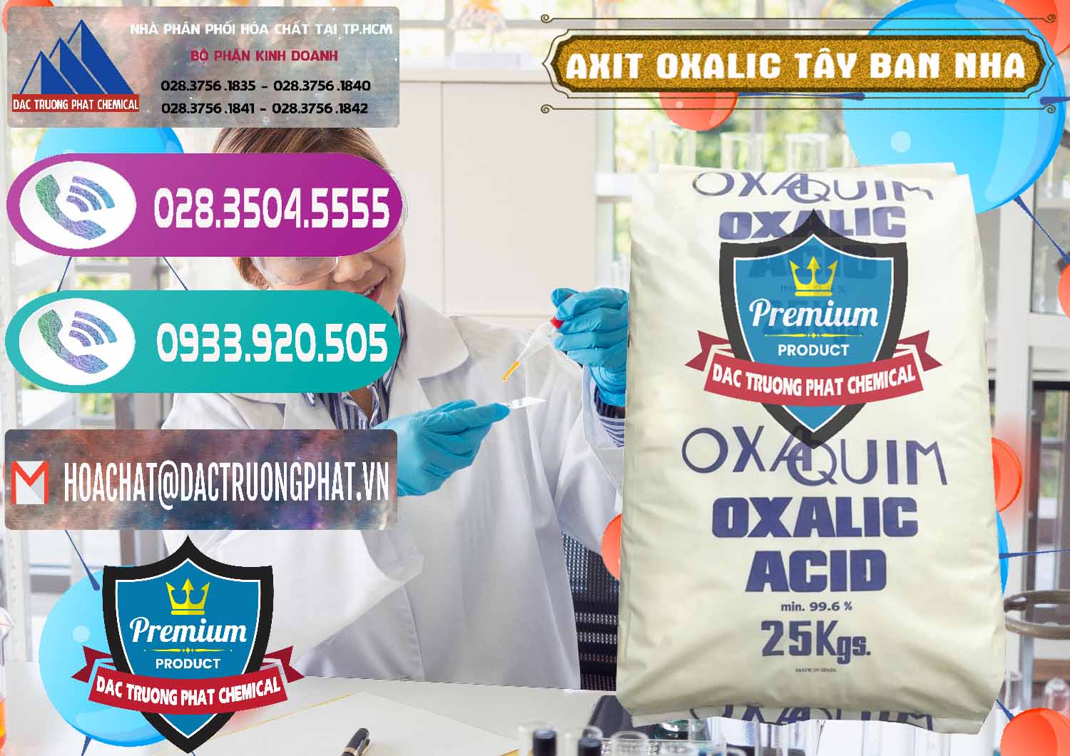 Cty kinh doanh & bán Acid Oxalic – Axit Oxalic 99.6% Tây Ban Nha Spain - 0269 - Cty phân phối _ cung ứng hóa chất tại TP.HCM - hoachatxulynuoc.com