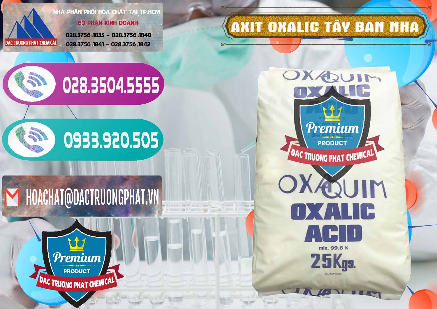 Nơi chuyên kinh doanh _ bán Acid Oxalic – Axit Oxalic 99.6% Tây Ban Nha Spain - 0269 - Nơi phân phối & bán hóa chất tại TP.HCM - hoachatxulynuoc.com