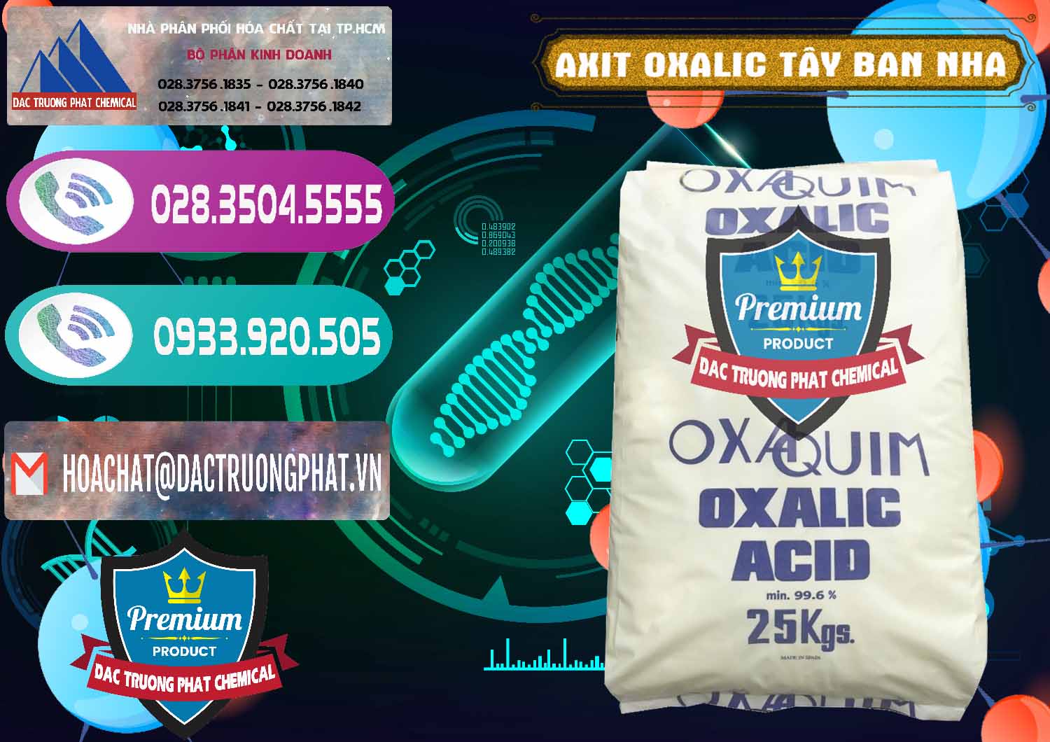 Nơi bán - cung cấp Acid Oxalic – Axit Oxalic 99.6% Tây Ban Nha Spain - 0269 - Công ty chuyên nhập khẩu và phân phối hóa chất tại TP.HCM - hoachatxulynuoc.com