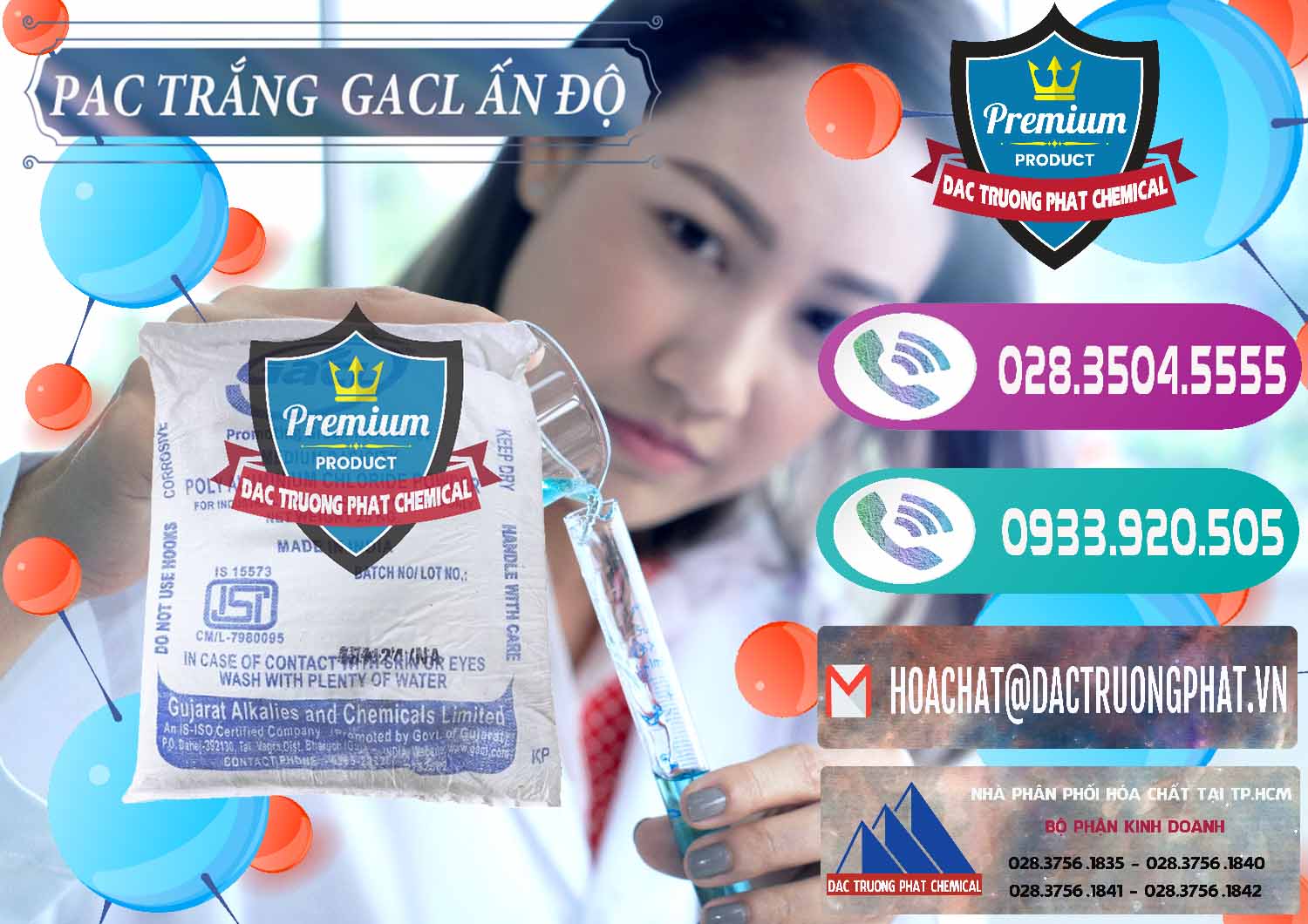 Đơn vị chuyên bán ( cung ứng ) PAC - Polyaluminium Chloride Trắng GACL Ấn Độ India - 0266 - Chuyên phân phối - kinh doanh hóa chất tại TP.HCM - hoachatxulynuoc.com