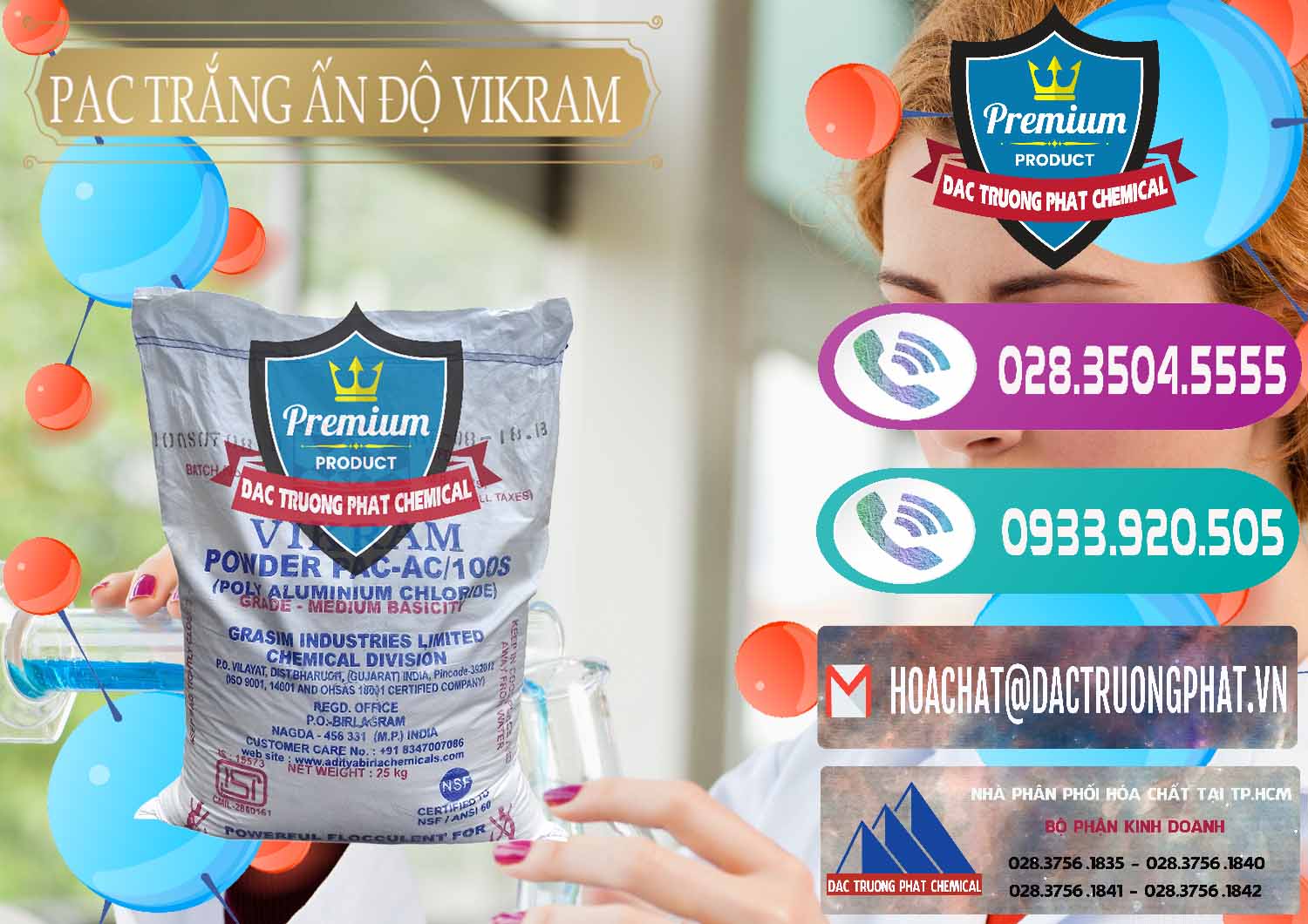 PAC - Polyaluminium Chloride Ấn Độ India Vikram Chuyên cung ứng ( bán ) PAC - Polyaluminium Chloride Ấn Độ India Vikram - 0120 - Cung cấp ( nhập khẩu ) hóa chất tại TP.HCM - hoachatxulynuoc.com