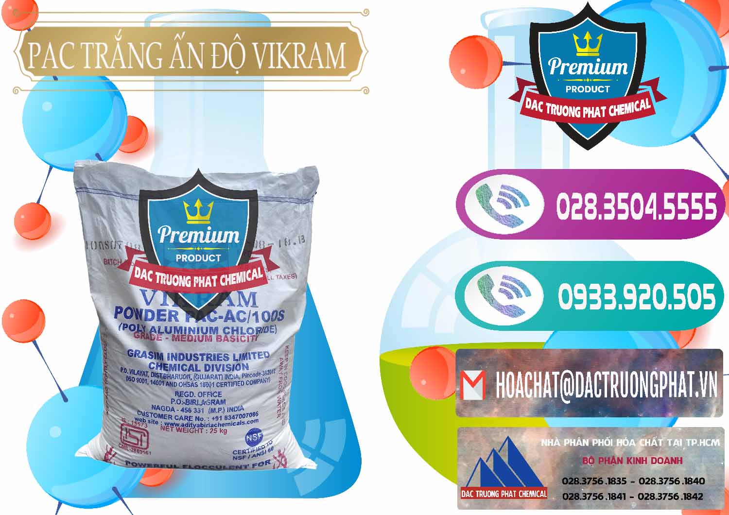 PAC - Polyaluminium Chloride Ấn Độ India Vikram Nơi phân phối & bán PAC - Polyaluminium Chloride Ấn Độ India Vikram - 0120 - Cung ứng & phân phối hóa chất tại TP.HCM - hoachatxulynuoc.com