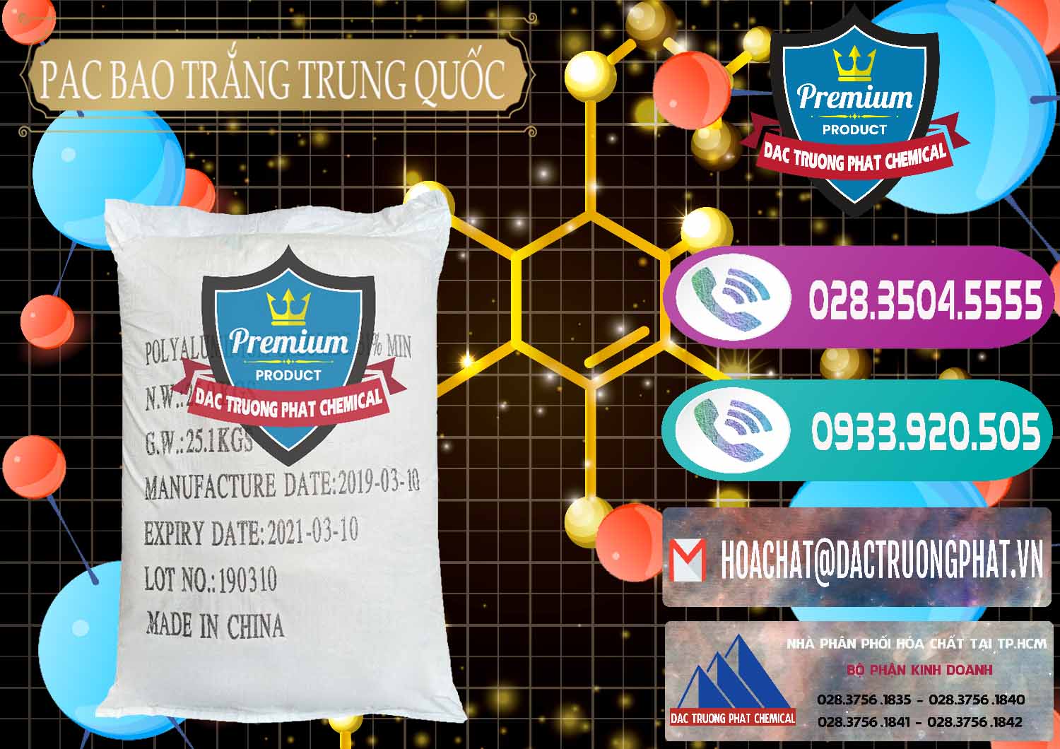 Bán và cung ứng PAC - Polyaluminium Chloride Bao Trắng Trung Quốc China - 0108 - Chuyên kinh doanh _ cung cấp hóa chất tại TP.HCM - hoachatxulynuoc.com