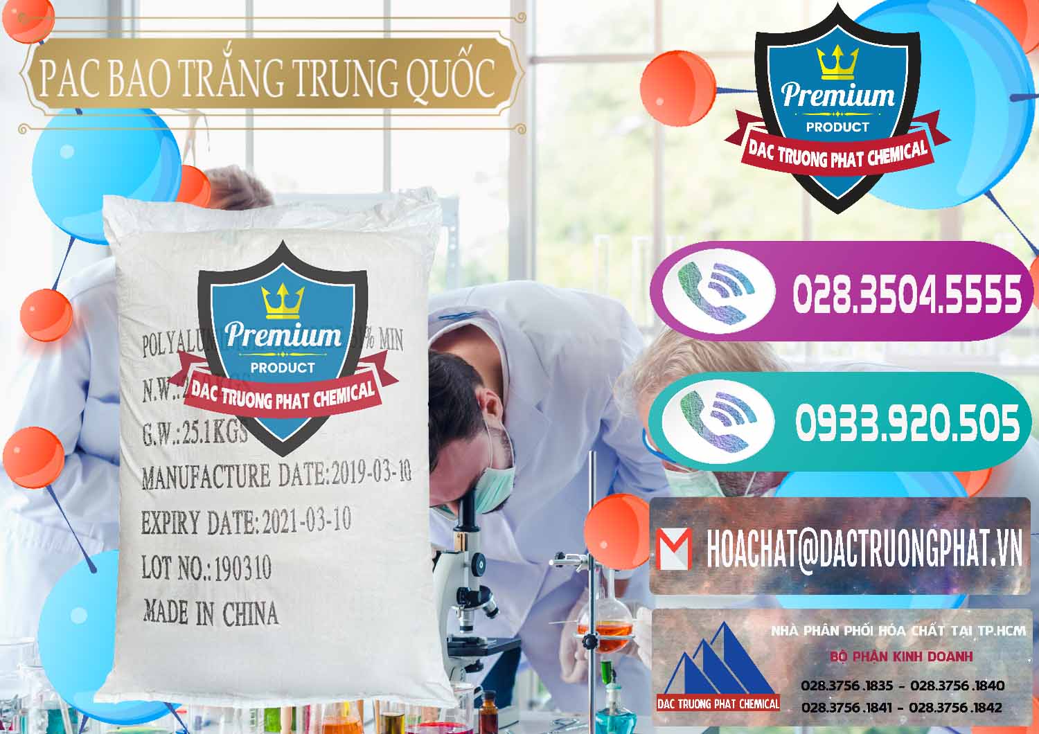 PAC - Polyaluminium Chloride Bao Trắng Trung Quốc China Đơn vị nhập khẩu _ bán PAC - Polyaluminium Chloride Bao Trắng Trung Quốc China - 0108 - Phân phối và kinh doanh hóa chất tại TP.HCM - hoachatxulynuoc.com