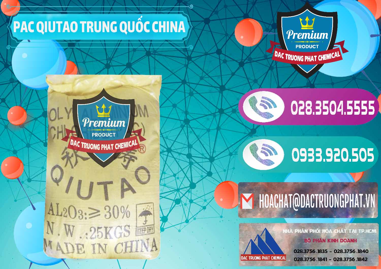 Nơi chuyên bán ( cung ứng ) PAC - Polyaluminium Chloride Qiutao Trung Quốc China - 0267 - Công ty chuyên bán ( cung cấp ) hóa chất tại TP.HCM - hoachatxulynuoc.com