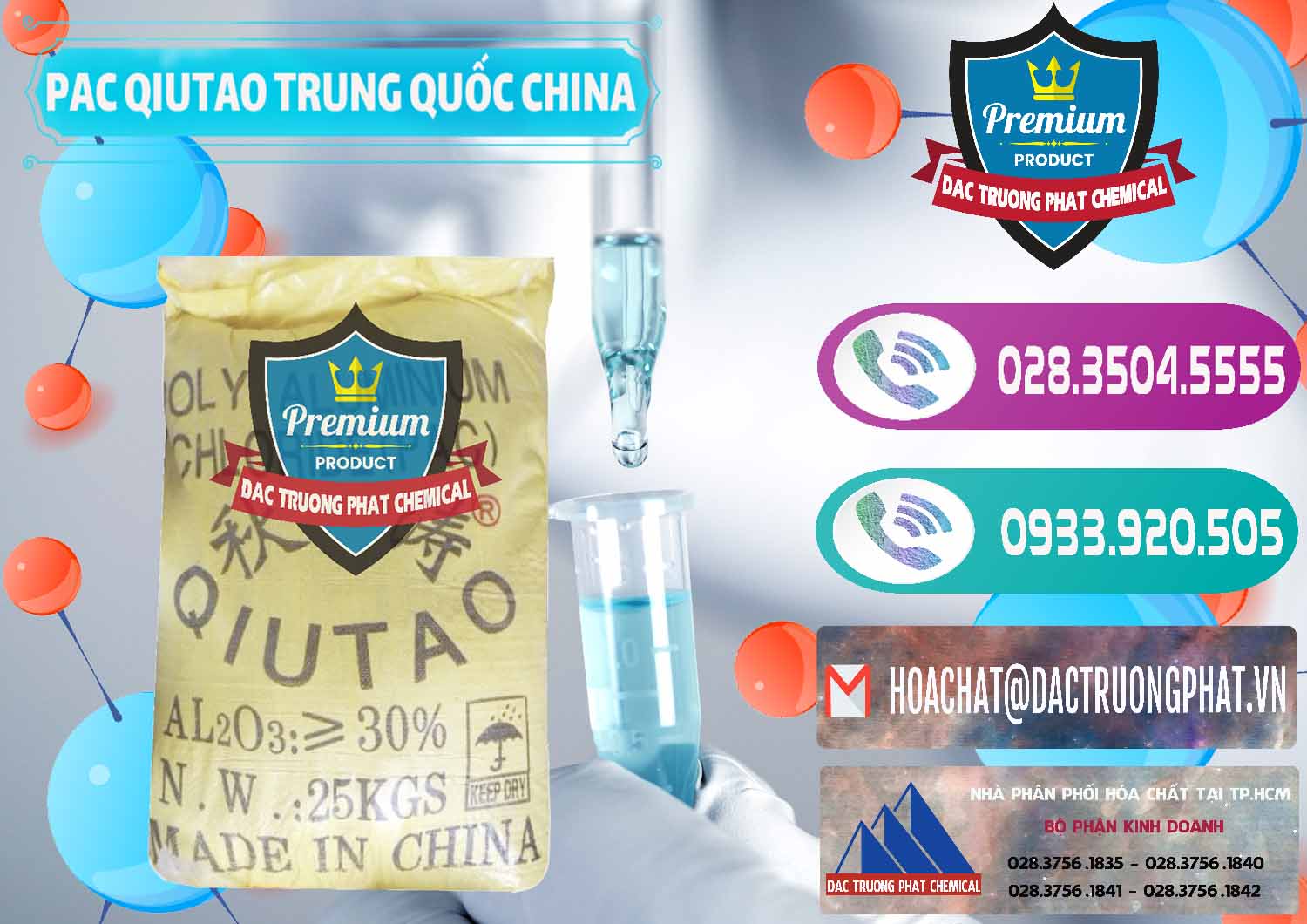 Đơn vị chuyên bán _ phân phối PAC - Polyaluminium Chloride Qiutao Trung Quốc China - 0267 - Đơn vị chuyên cung cấp _ kinh doanh hóa chất tại TP.HCM - hoachatxulynuoc.com