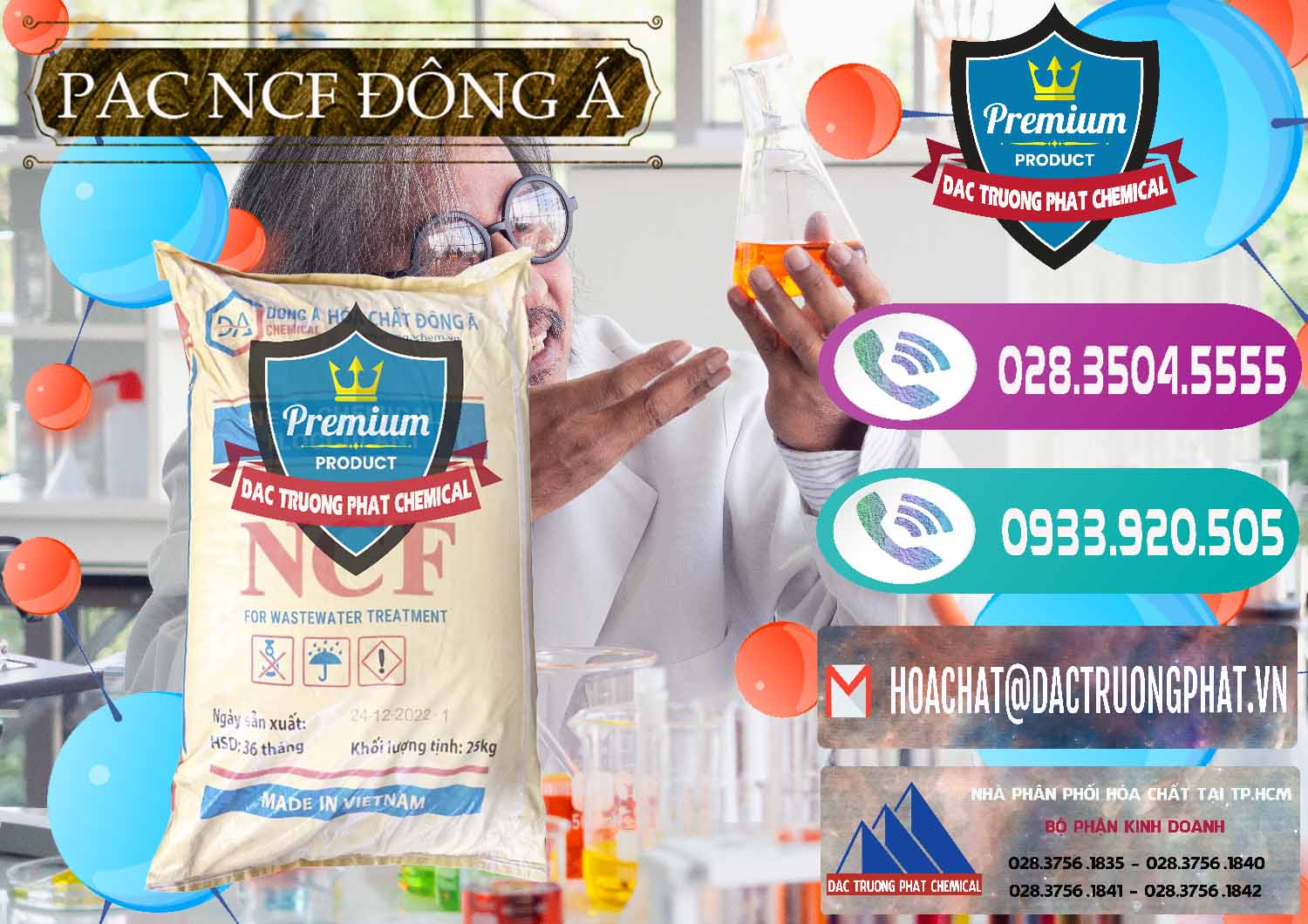 Đơn vị kinh doanh và bán PAC - Polyaluminium Chloride Đông Á Việt Nam - 0408 - Nơi chuyên cung cấp - bán hóa chất tại TP.HCM - hoachatxulynuoc.com