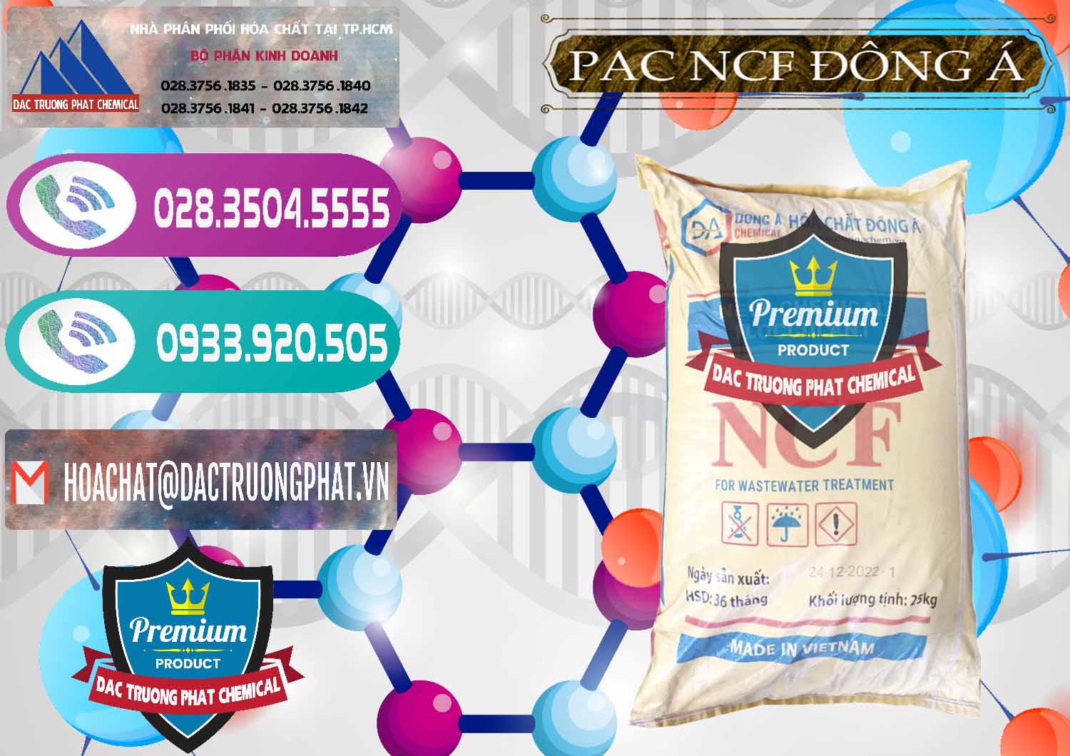 Nơi chuyên kinh doanh và cung cấp PAC - Polyaluminium Chloride Đông Á Việt Nam - 0408 - Chuyên bán _ phân phối hóa chất tại TP.HCM - hoachatxulynuoc.com