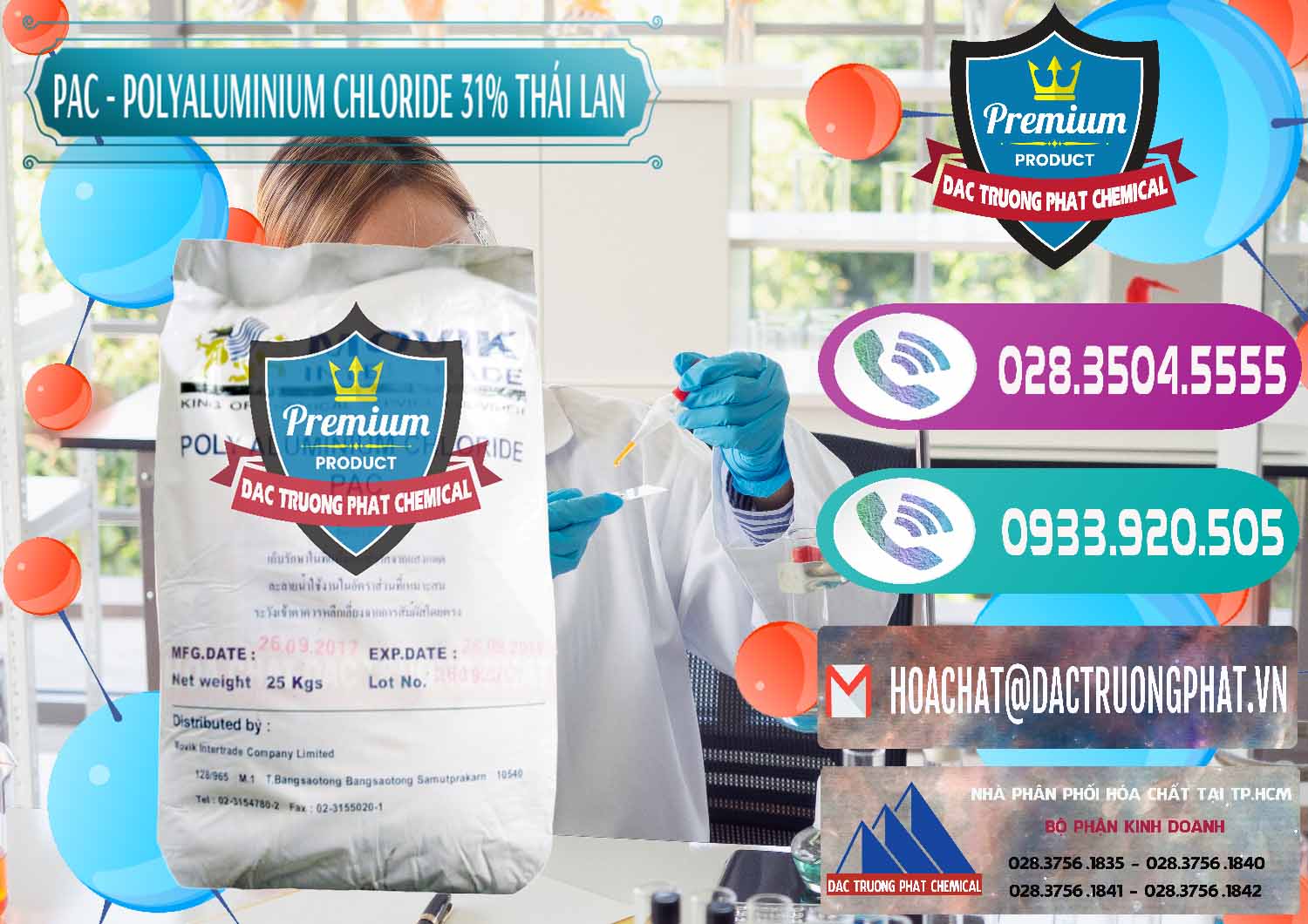 Công ty chuyên cung cấp - bán PAC - Polyaluminium Chloride 31% Thái Lan Thailand - 0469 - Nhà phân phối - cung ứng hóa chất tại TP.HCM - hoachatxulynuoc.com