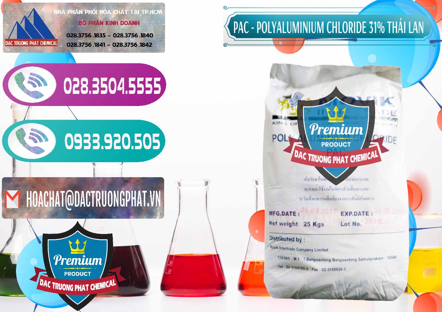 Nơi chuyên kinh doanh - bán PAC - Polyaluminium Chloride 31% Thái Lan Thailand - 0469 - Nơi cung cấp - phân phối hóa chất tại TP.HCM - hoachatxulynuoc.com