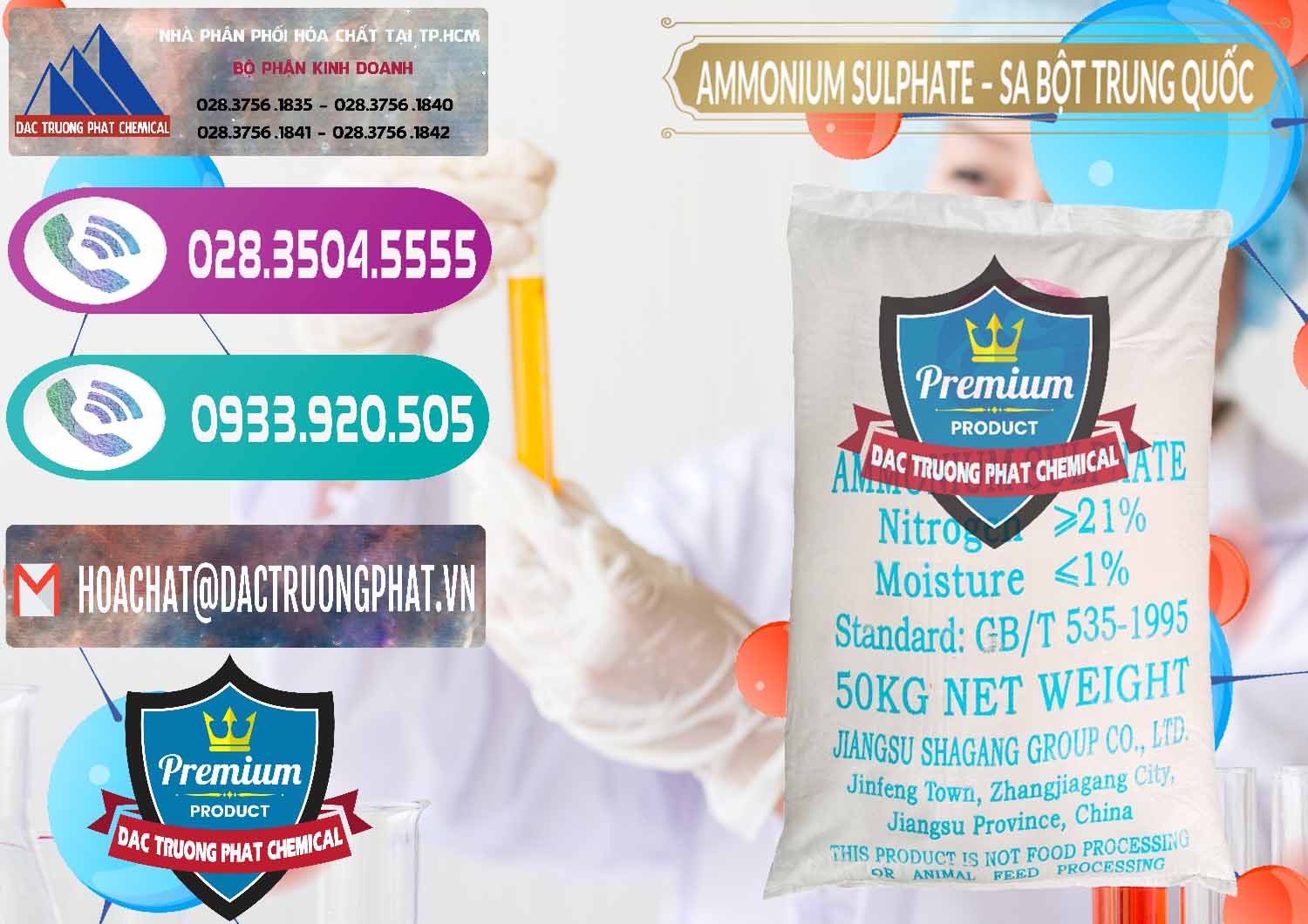 Cty chuyên bán ( cung cấp ) Ammonium Sulphate – Phân Sa Trung Quốc China - 0024 - Đơn vị cung cấp & phân phối hóa chất tại TP.HCM - hoachatxulynuoc.com