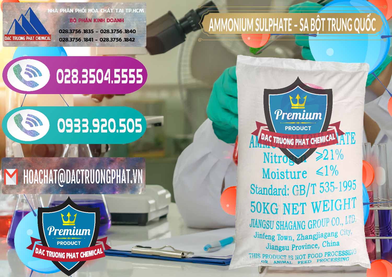 Chuyên bán & phân phối Ammonium Sulphate – Phân Sa Trung Quốc China - 0024 - Nơi chuyên nhập khẩu & phân phối hóa chất tại TP.HCM - hoachatxulynuoc.com