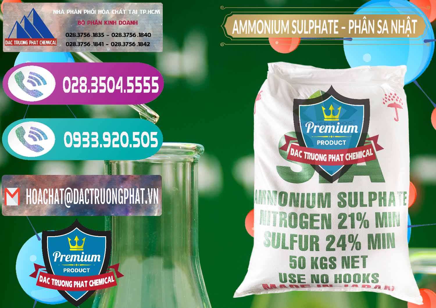Cty bán ( cung cấp ) Ammonium Sulphate – Phân Sa Nhật Japan - 0023 - Nơi chuyên phân phối và bán hóa chất tại TP.HCM - hoachatxulynuoc.com