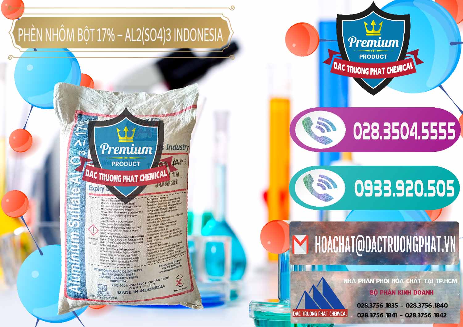 Công ty chuyên cung ứng _ bán Phèn Nhôm Bột - Al2(SO4)3 17% bao 25kg Indonesia - 0114 - Cty chuyên phân phối _ kinh doanh hóa chất tại TP.HCM - hoachatxulynuoc.com