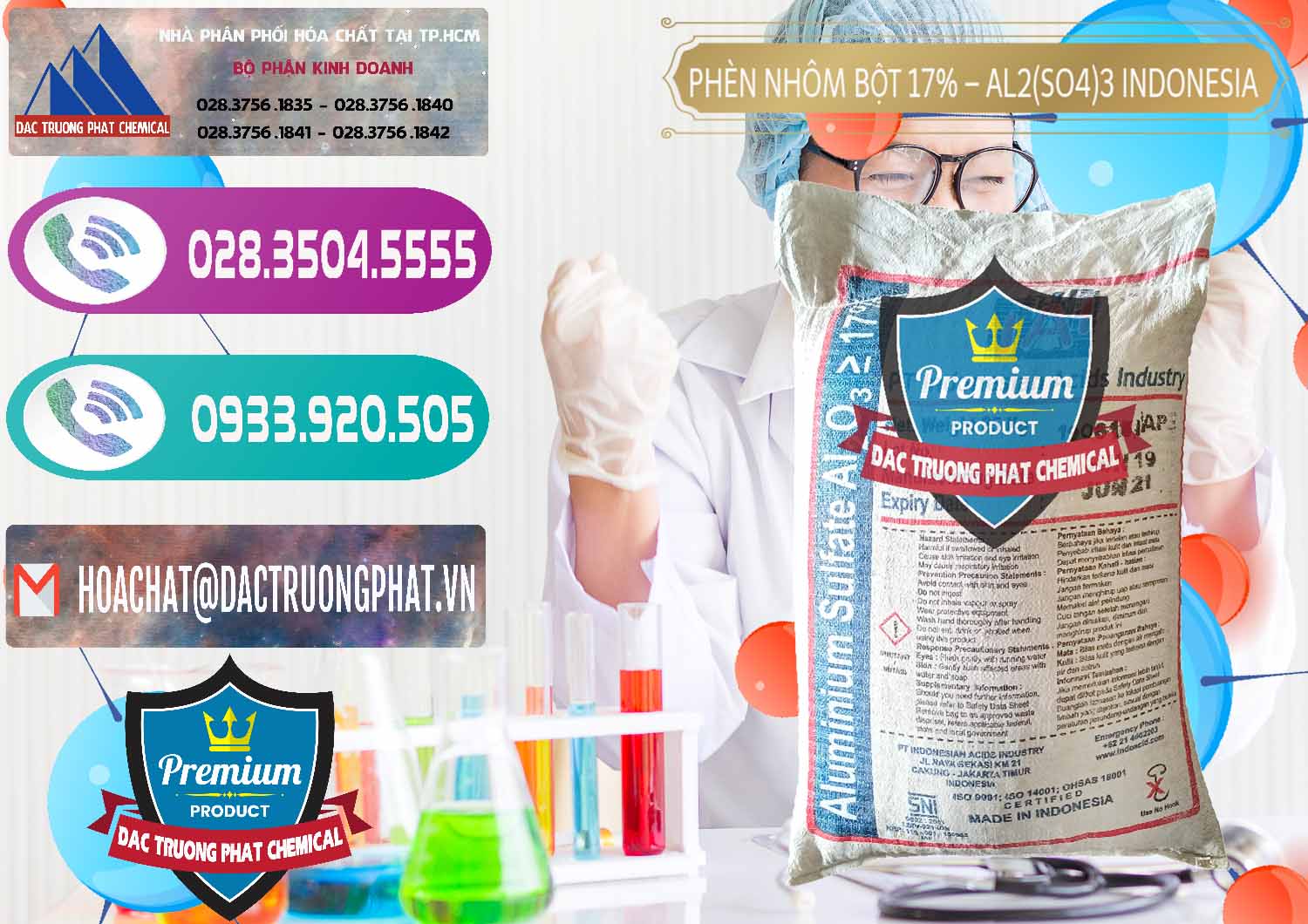 Nhà phân phối ( bán ) Phèn Nhôm Bột - Al2(SO4)3 17% bao 25kg Indonesia - 0114 - Công ty cung cấp _ phân phối hóa chất tại TP.HCM - hoachatxulynuoc.com