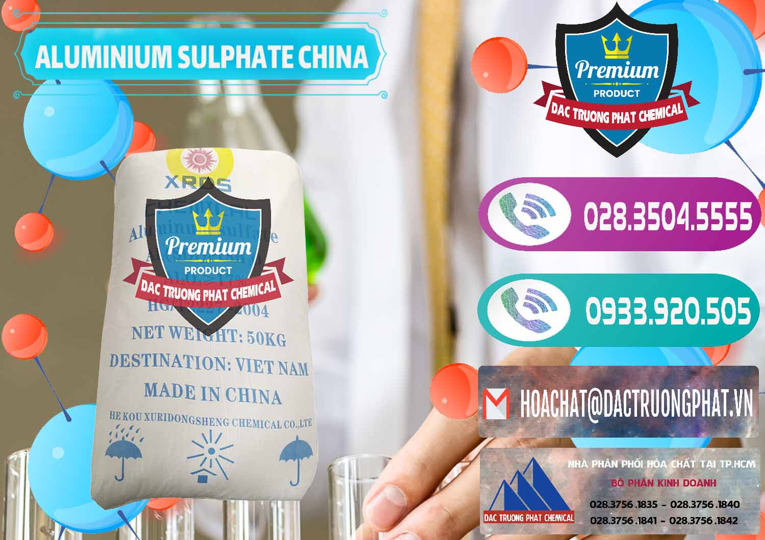 Cty nhập khẩu & bán Phèn Nhôm - Al2(SO4)3 17% Trung Quốc China - 0464 - Đơn vị chuyên nhập khẩu - cung cấp hóa chất tại TP.HCM - hoachatxulynuoc.com