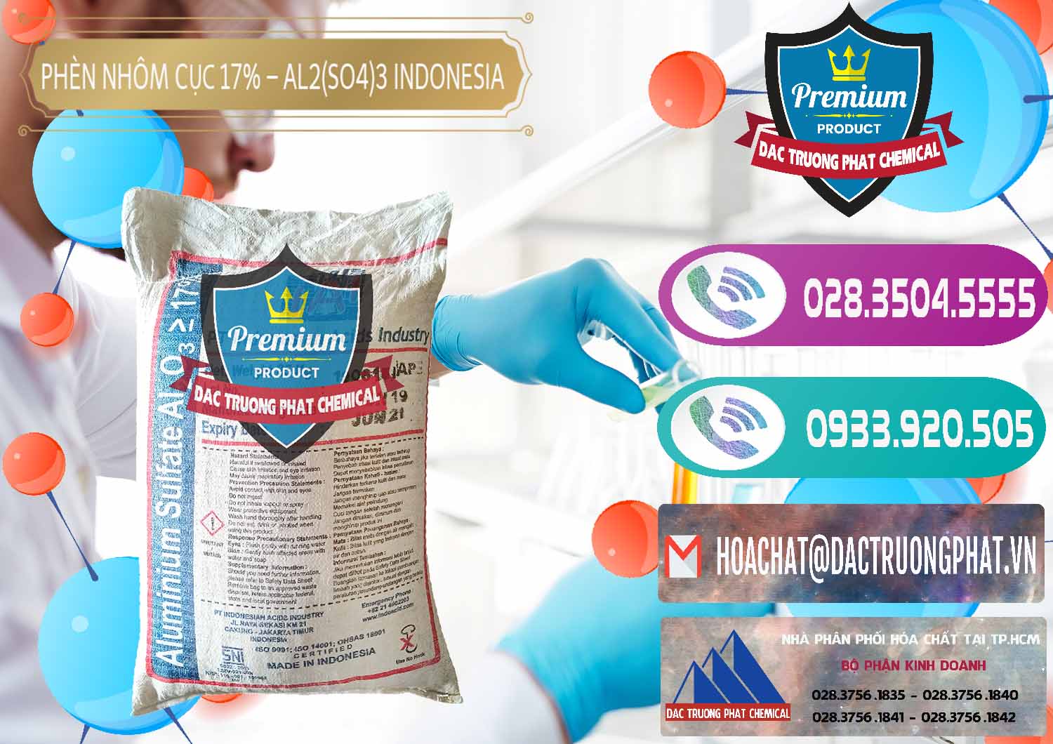Nơi bán _ cung ứng Phèn Nhôm Cục - Al2(SO4)3 17% bao 25kg Indonesia - 0115 - Chuyên kinh doanh - cung cấp hóa chất tại TP.HCM - hoachatxulynuoc.com