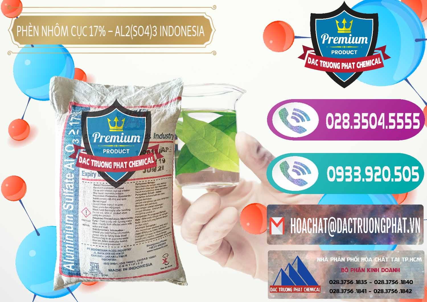 Công ty chuyên kinh doanh và bán Phèn Nhôm Cục - Al2(SO4)3 17% bao 25kg Indonesia - 0115 - Công ty bán và phân phối hóa chất tại TP.HCM - hoachatxulynuoc.com