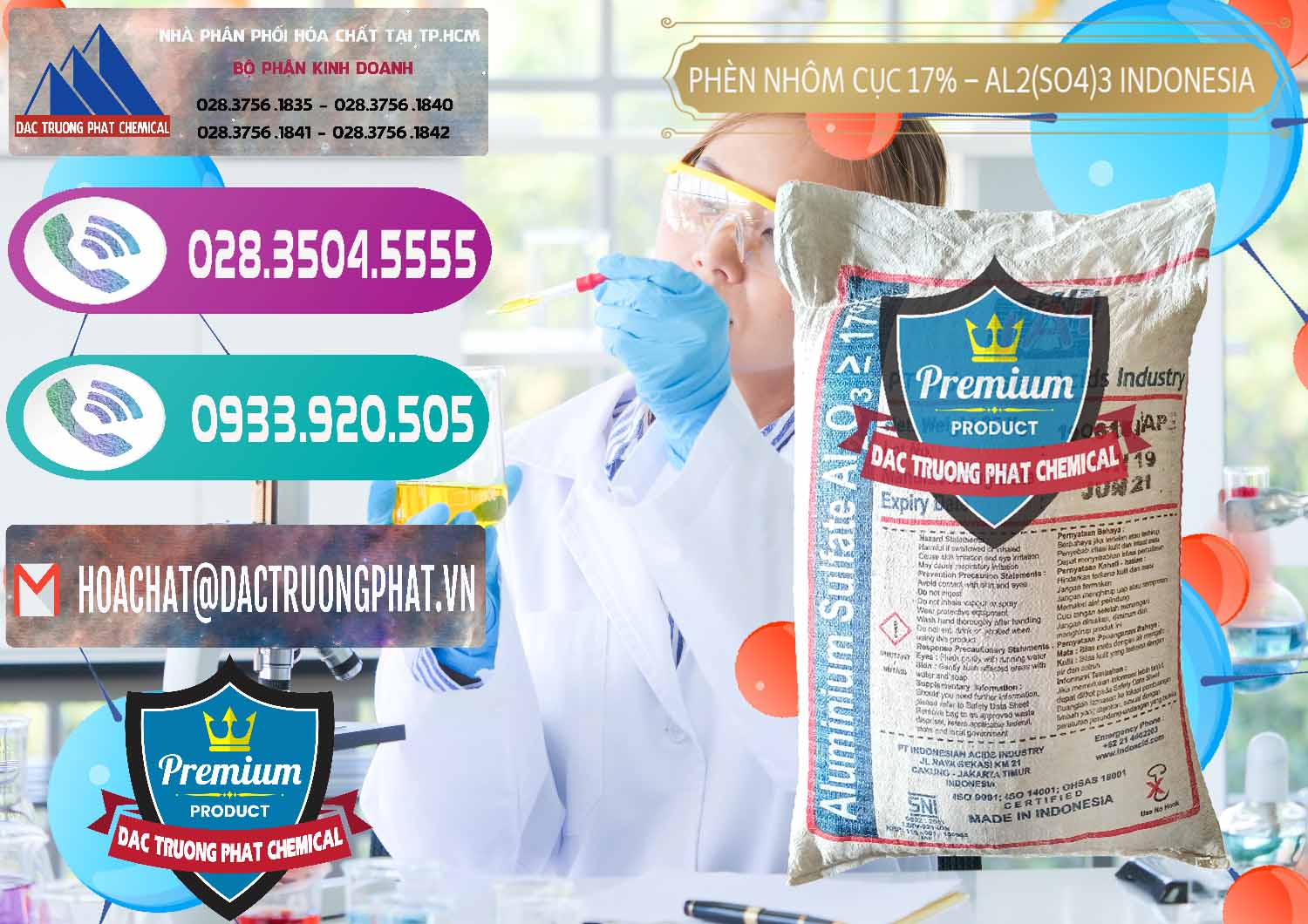 Bán và cung cấp Phèn Nhôm Cục - Al2(SO4)3 17% bao 25kg Indonesia - 0115 - Cty nhập khẩu _ phân phối hóa chất tại TP.HCM - hoachatxulynuoc.com