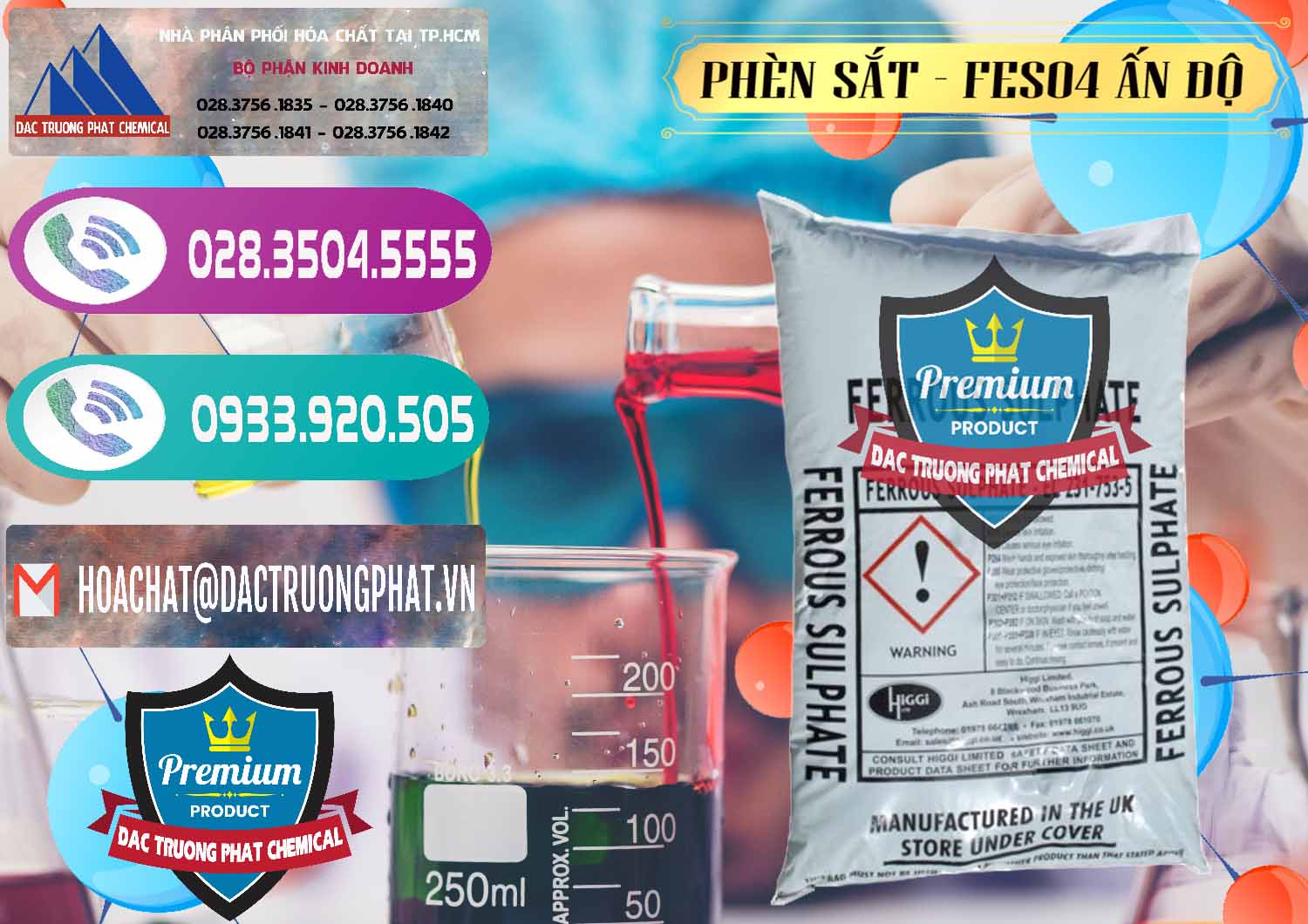 Nhà cung ứng - bán Phèn Sắt - FeSO4.7H2O Ấn Độ India - 0354 - Nhà phân phối ( nhập khẩu ) hóa chất tại TP.HCM - hoachatxulynuoc.com