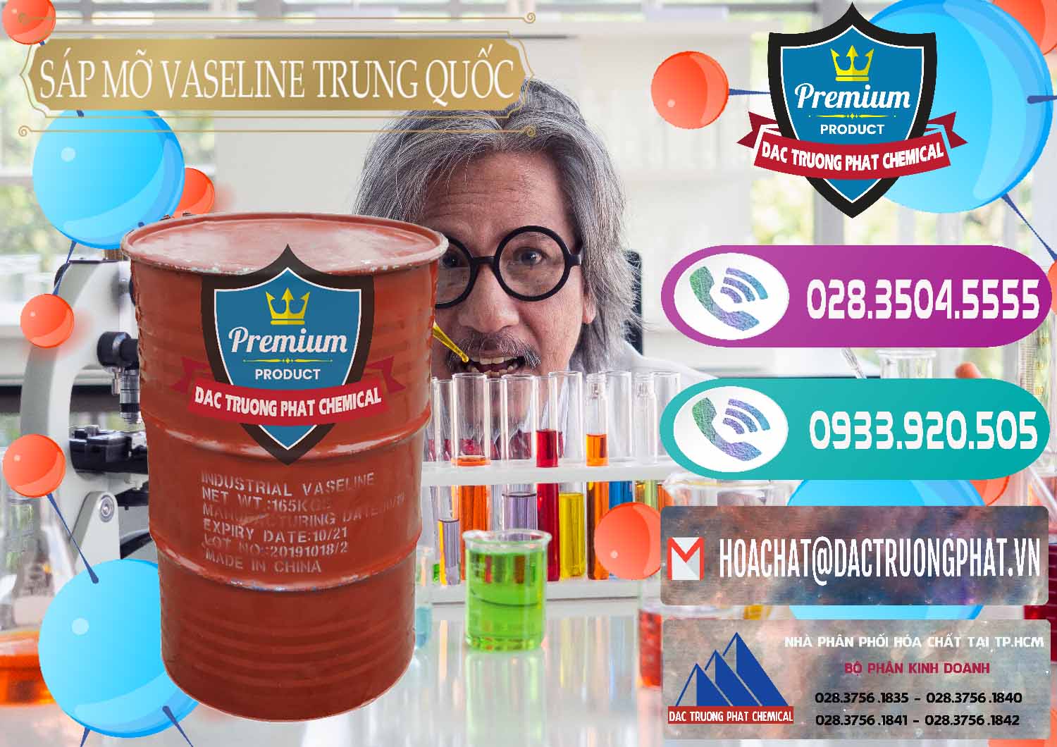 Nơi bán _ cung cấp Sáp Mỡ Vaseline Trung Quốc China - 0122 - Nơi chuyên bán & phân phối hóa chất tại TP.HCM - hoachatxulynuoc.com