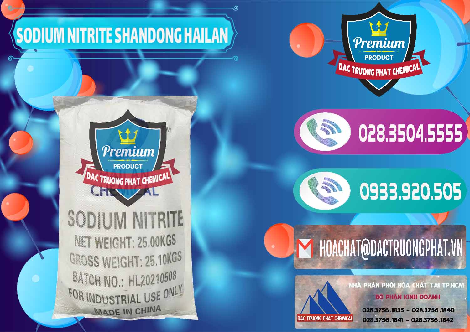 Công ty chuyên bán và phân phối Sodium Nitrite - NANO2 99.3% Shandong Hailan Trung Quốc China - 0284 - Đơn vị bán - phân phối hóa chất tại TP.HCM - hoachatxulynuoc.com