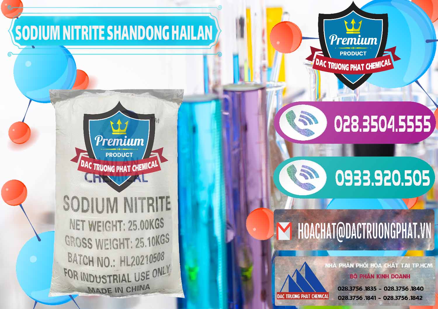 Công ty chuyên bán - cung ứng Sodium Nitrite - NANO2 99.3% Shandong Hailan Trung Quốc China - 0284 - Nơi chuyên phân phối và kinh doanh hóa chất tại TP.HCM - hoachatxulynuoc.com