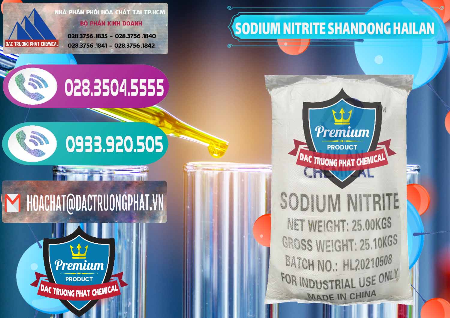 Cty bán & cung ứng Sodium Nitrite - NANO2 99.3% Shandong Hailan Trung Quốc China - 0284 - Đơn vị cung cấp - bán hóa chất tại TP.HCM - hoachatxulynuoc.com