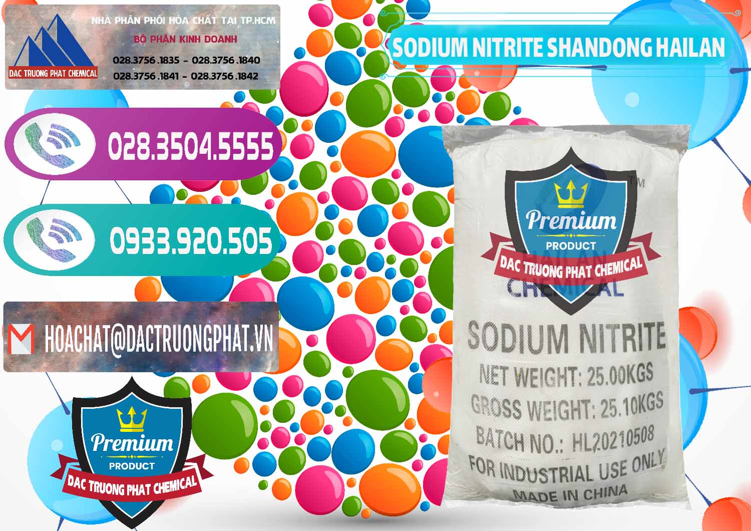 Nhà cung cấp & bán Sodium Nitrite - NANO2 99.3% Shandong Hailan Trung Quốc China - 0284 - Đơn vị kinh doanh và phân phối hóa chất tại TP.HCM - hoachatxulynuoc.com