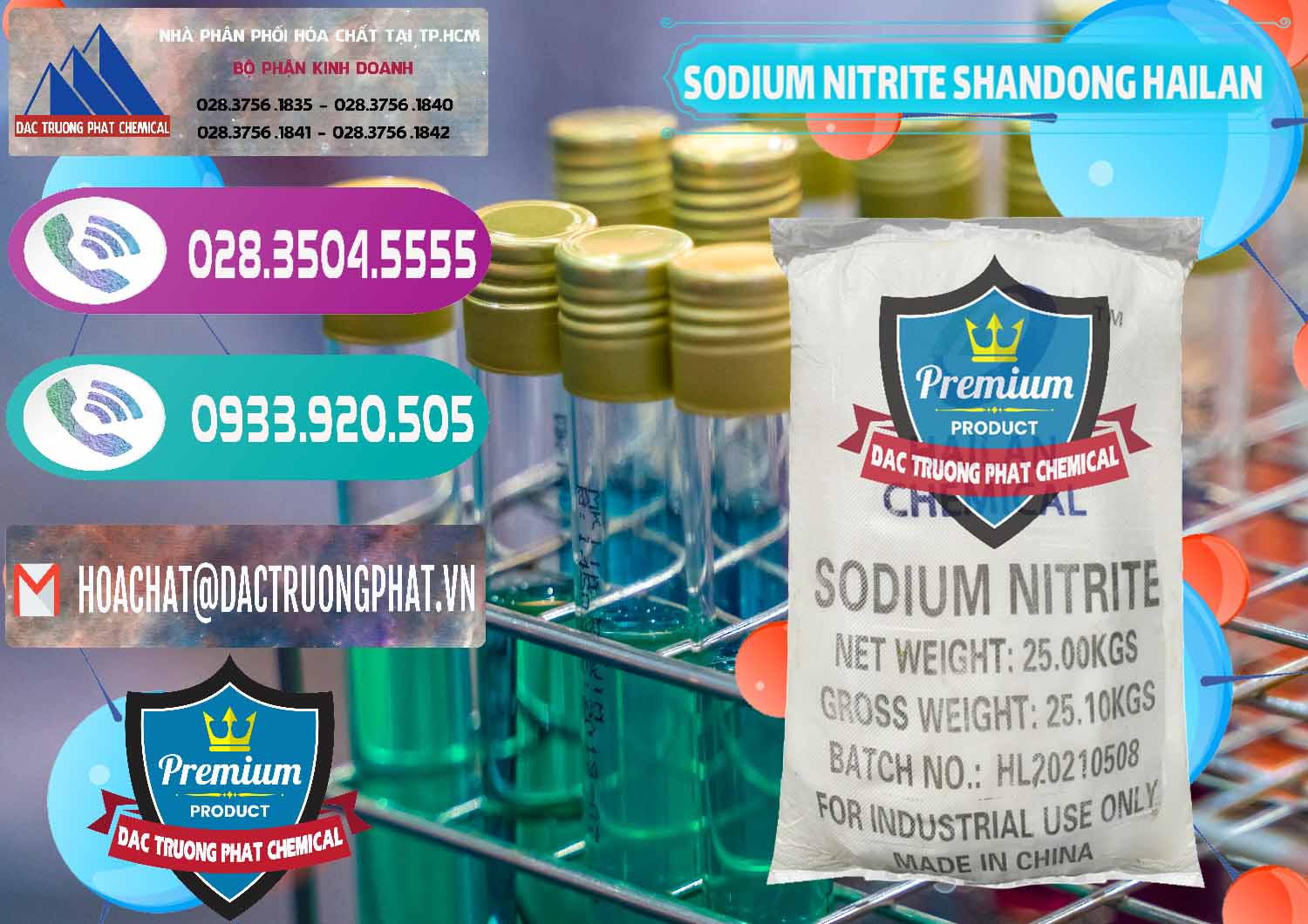 Phân phối _ bán Sodium Nitrite - NANO2 99.3% Shandong Hailan Trung Quốc China - 0284 - Công ty cung cấp - phân phối hóa chất tại TP.HCM - hoachatxulynuoc.com