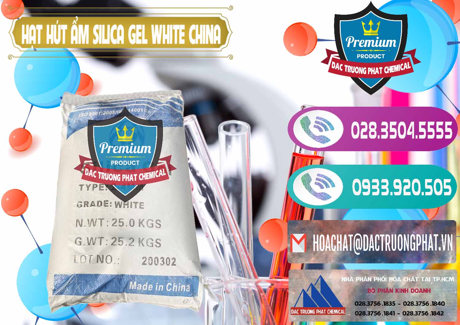 Bán & cung ứng Hạt Hút Ẩm Silica Gel White Trung Quốc China - 0297 - Nơi chuyên nhập khẩu - phân phối hóa chất tại TP.HCM - hoachatxulynuoc.com
