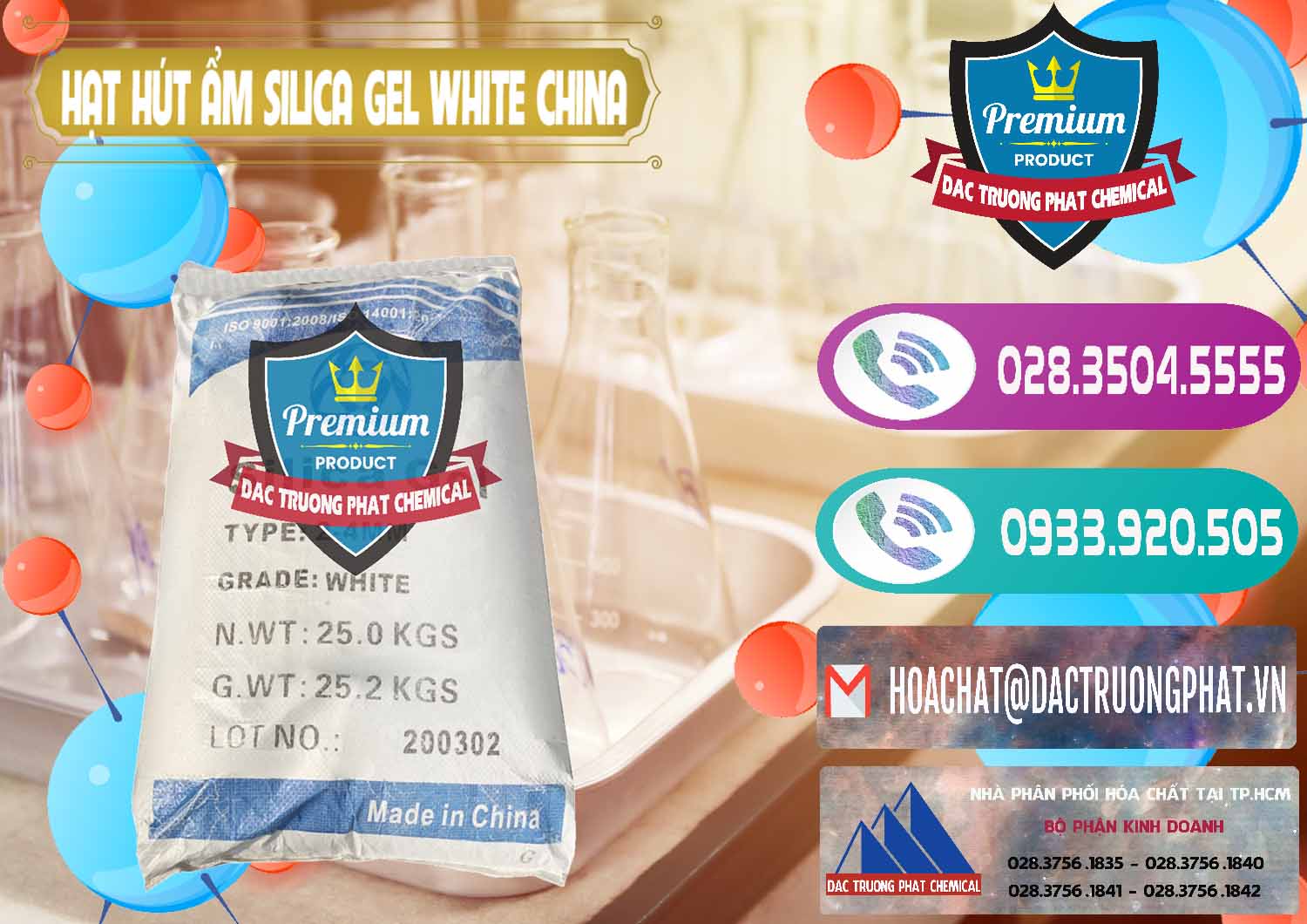 Công ty chuyên cung cấp - bán Hạt Hút Ẩm Silica Gel White Trung Quốc China - 0297 - Cty phân phối _ cung cấp hóa chất tại TP.HCM - hoachatxulynuoc.com