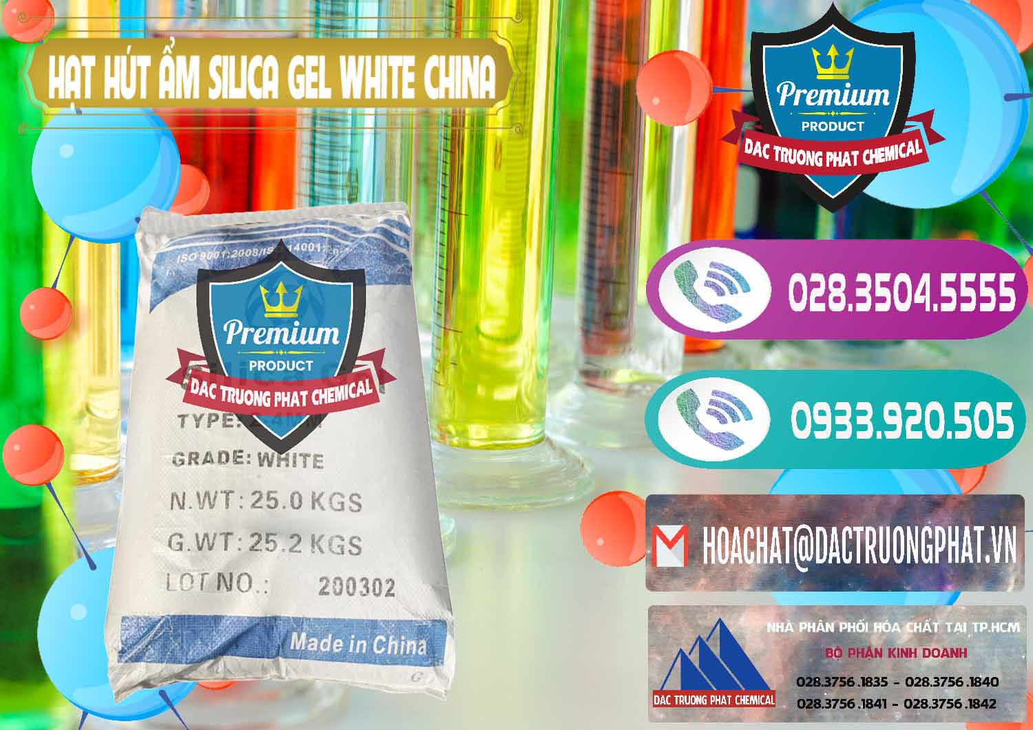 Nơi bán _ phân phối Hạt Hút Ẩm Silica Gel White Trung Quốc China - 0297 - Công ty phân phối _ cung cấp hóa chất tại TP.HCM - hoachatxulynuoc.com