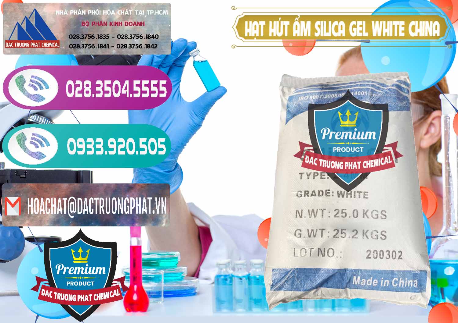 Công ty chuyên cung ứng - bán Hạt Hút Ẩm Silica Gel White Trung Quốc China - 0297 - Nhà nhập khẩu - phân phối hóa chất tại TP.HCM - hoachatxulynuoc.com