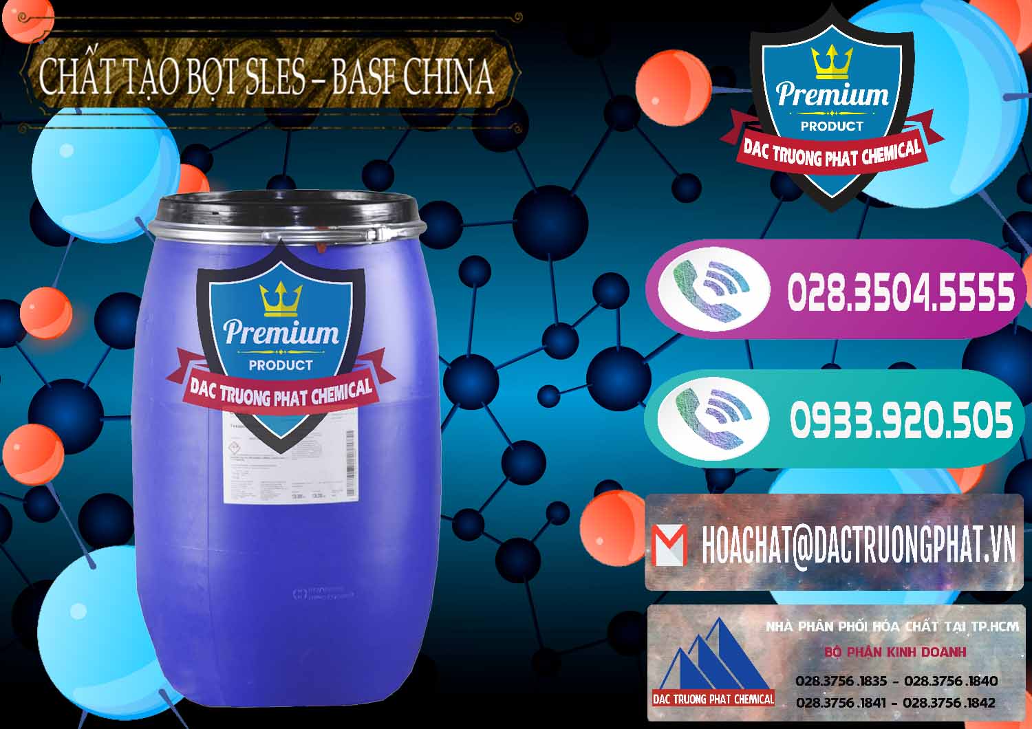 Cty cung ứng ( bán ) Chất Tạo Bọt Sles - Sodium Lauryl Ether Sulphate BASF Trung Quốc China - 0332 - Đơn vị chuyên cung cấp ( nhập khẩu ) hóa chất tại TP.HCM - hoachatxulynuoc.com