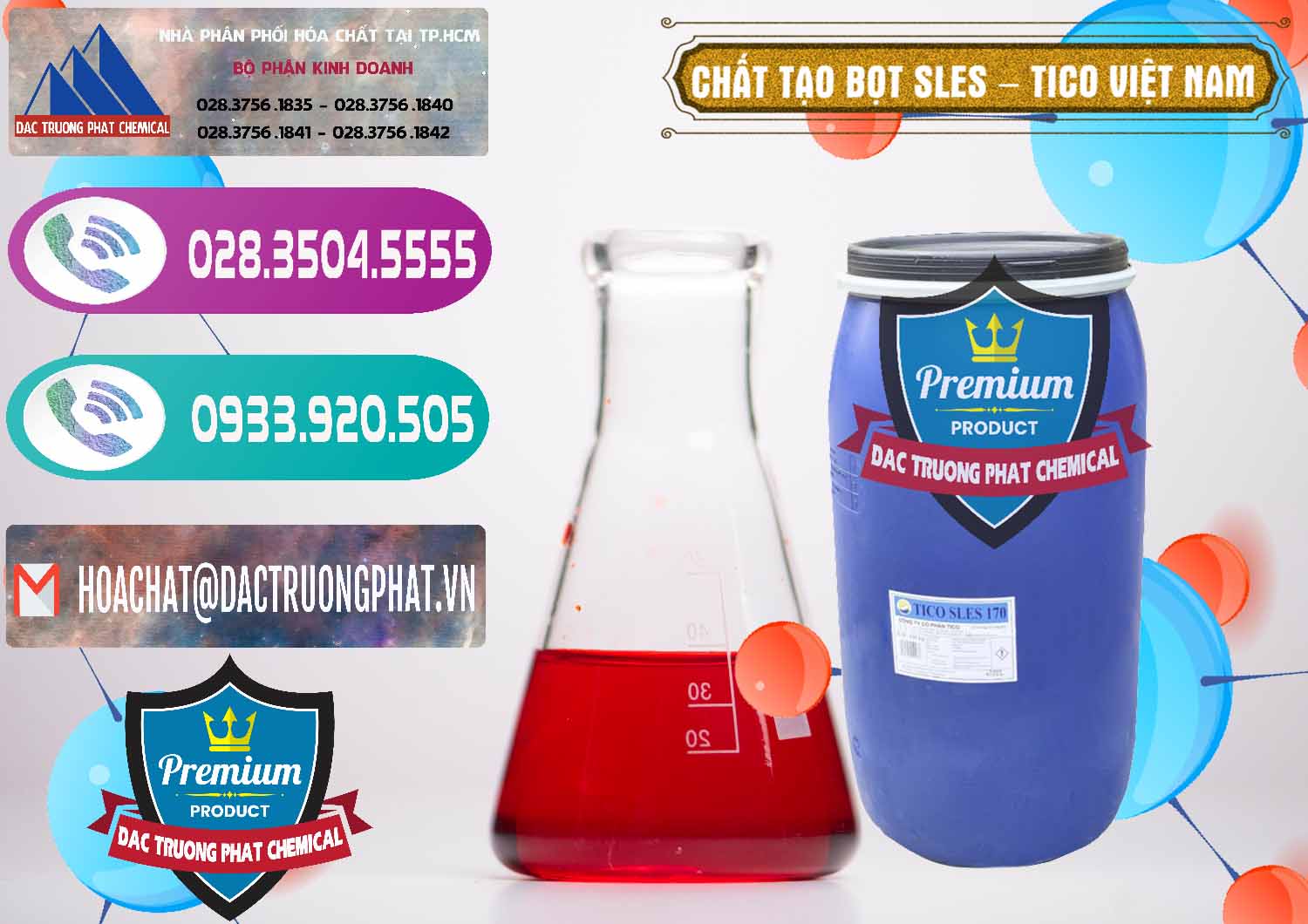 Nơi phân phối _ cung cấp Chất Tạo Bọt Sles - Sodium Lauryl Ether Sulphate Tico Việt Nam - 0304 - Đơn vị kinh doanh & cung cấp hóa chất tại TP.HCM - hoachatxulynuoc.com