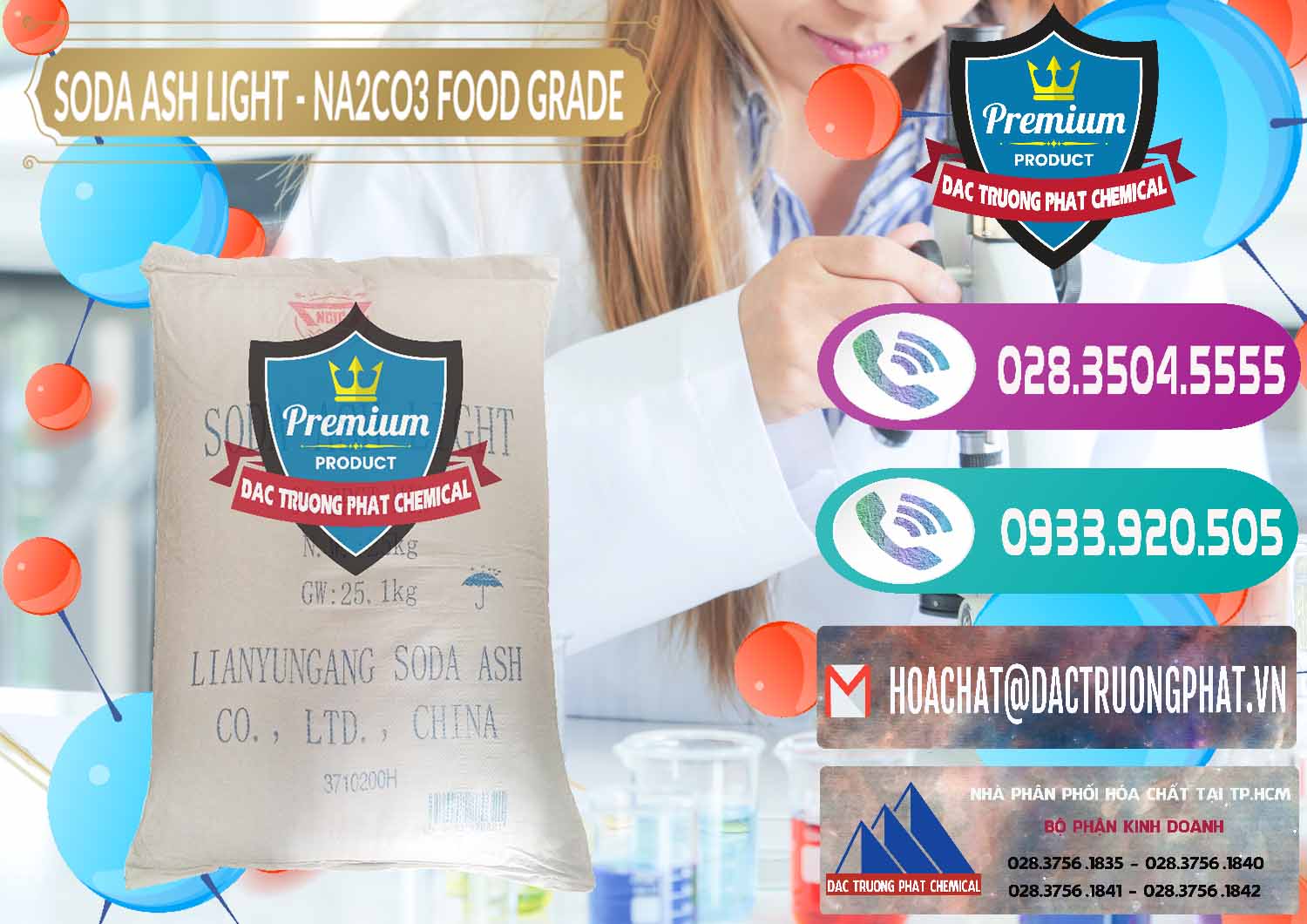 Nơi chuyên kinh doanh _ bán Soda Ash Light – NA2CO3 Food Grade Trung Quốc China - 0127 - Phân phối - bán hóa chất tại TP.HCM - hoachatxulynuoc.com