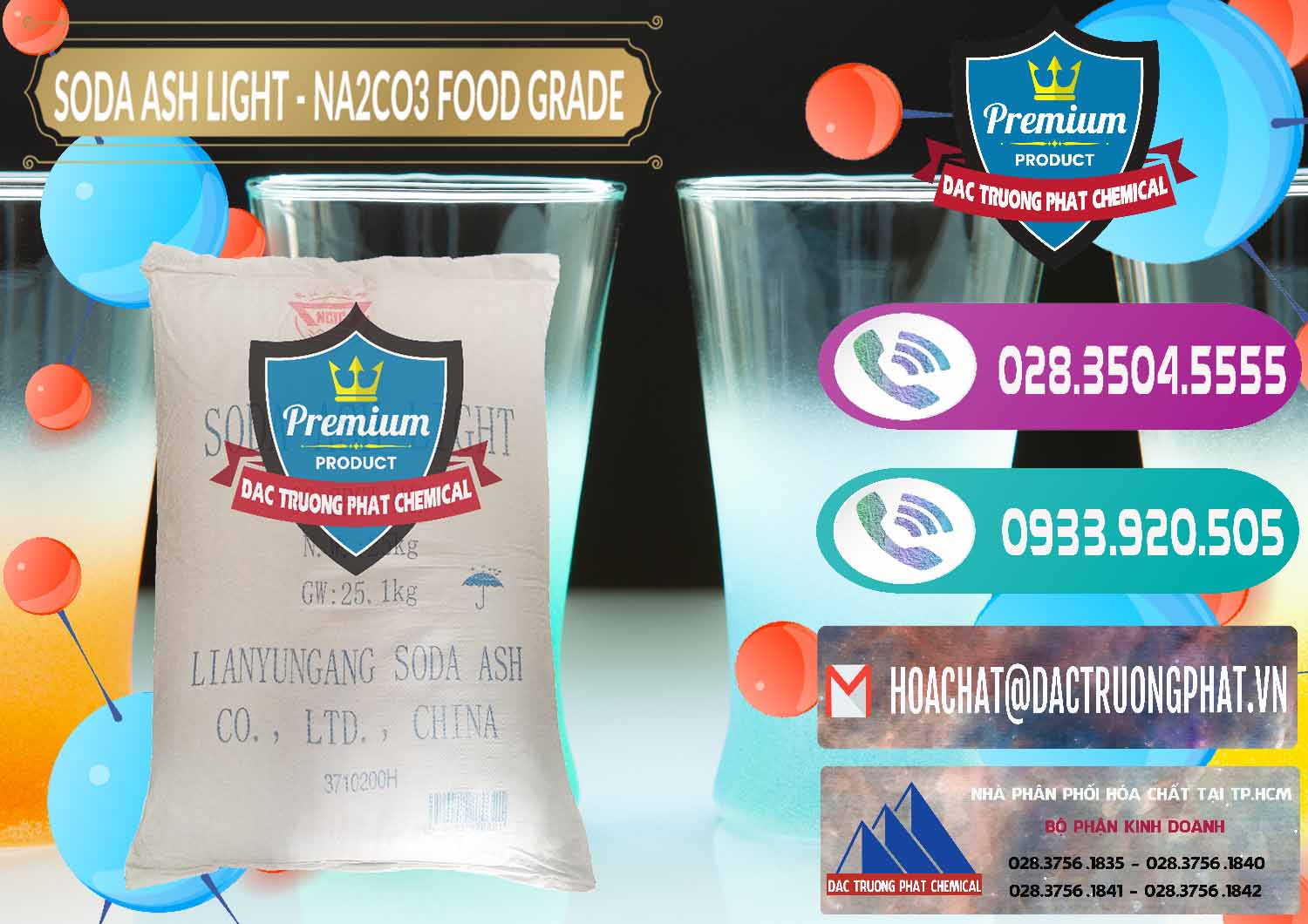 Đơn vị chuyên phân phối - bán Soda Ash Light – NA2CO3 Food Grade Trung Quốc China - 0127 - Nơi chuyên kinh doanh ( phân phối ) hóa chất tại TP.HCM - hoachatxulynuoc.com