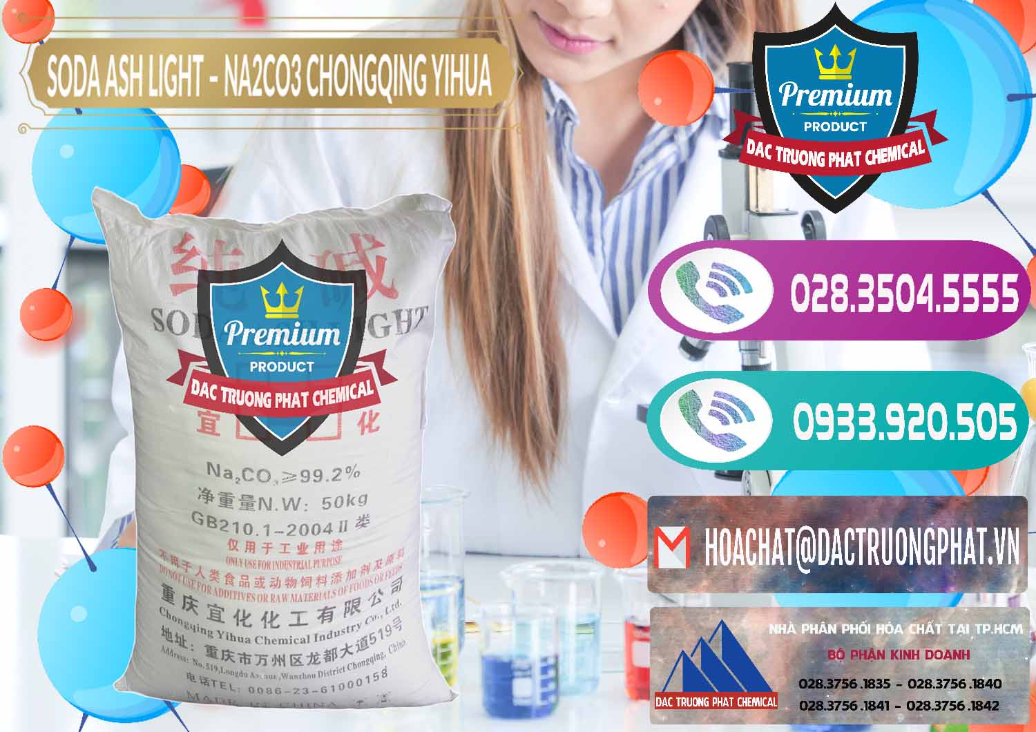 Chuyên cung cấp & bán Soda Ash Light - NA2CO3 Chongqing Yihua Trung Quốc China - 0129 - Công ty chuyên nhập khẩu _ phân phối hóa chất tại TP.HCM - hoachatxulynuoc.com