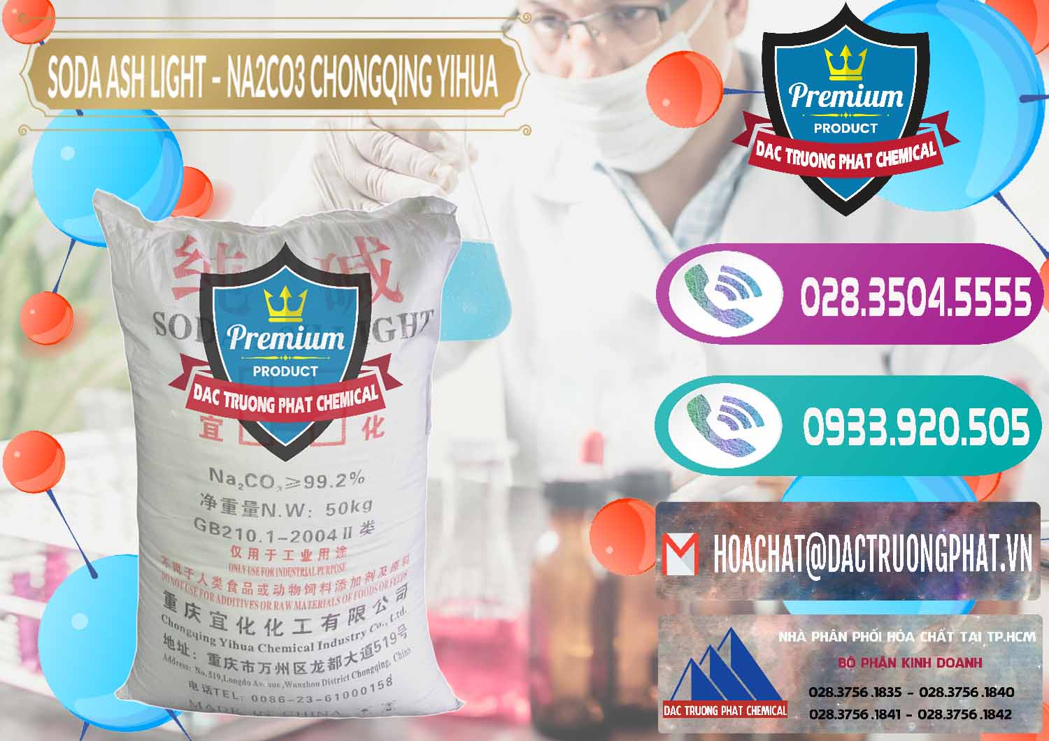 Bán _ cung cấp Soda Ash Light - NA2CO3 Chongqing Yihua Trung Quốc China - 0129 - Đơn vị cung ứng ( phân phối ) hóa chất tại TP.HCM - hoachatxulynuoc.com